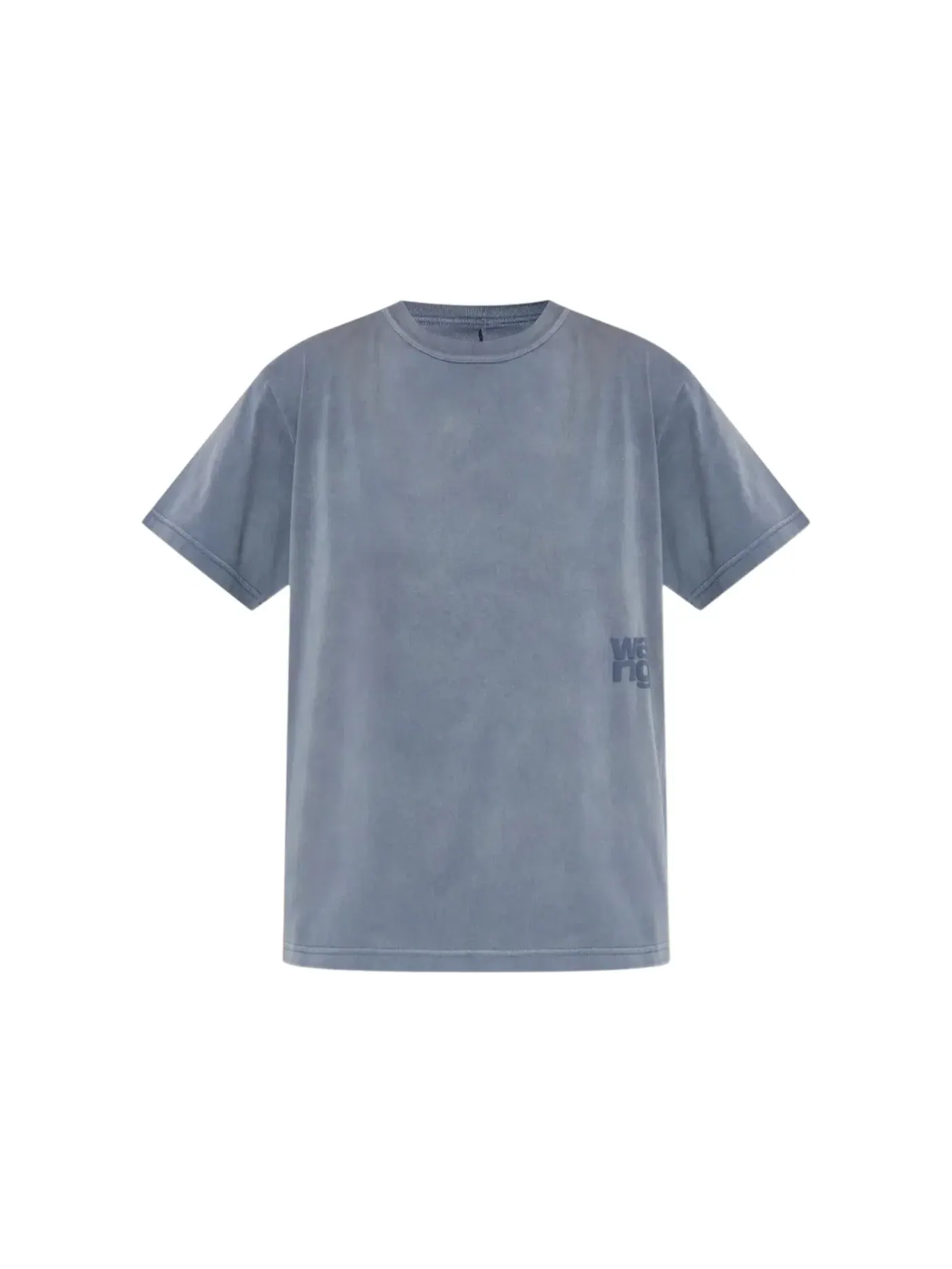 Женская футболка с принтом Essential Jersey Puff Logo T by Alexander Wang — изображение 1 из 1, синий