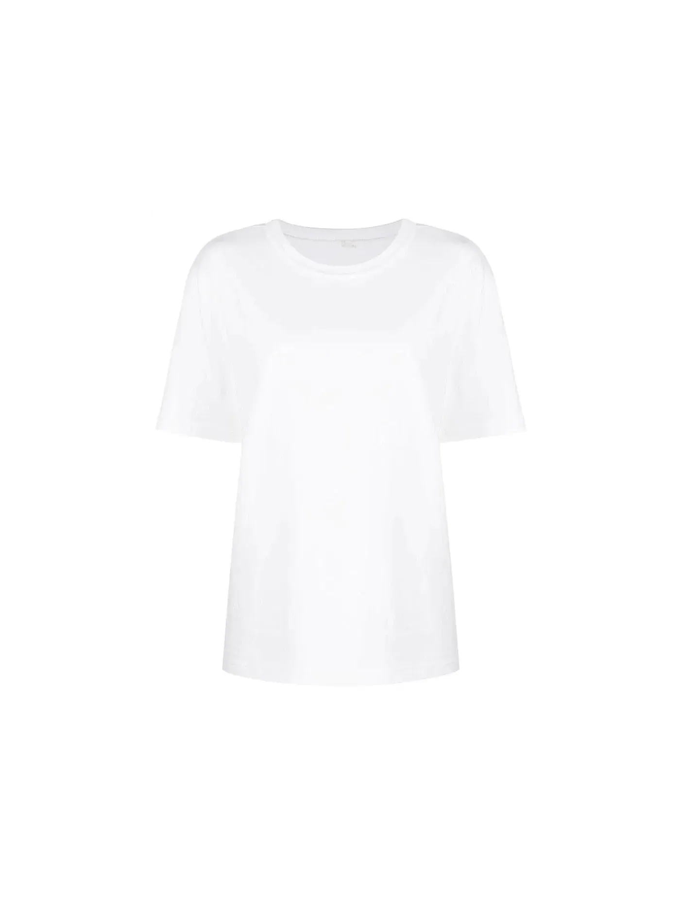 Женская футболка с принтом Essential Jersey Puff Logo T by Alexander Wang — изображение 1 из 1, белый