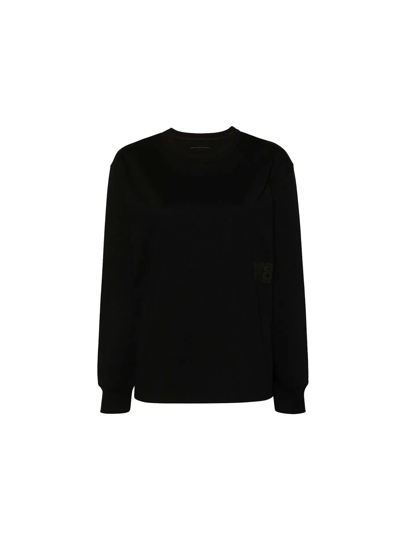 Женская футболка с длинным рукавом с логотипом T by Alexander Wang — изображение 1 из 1, черный