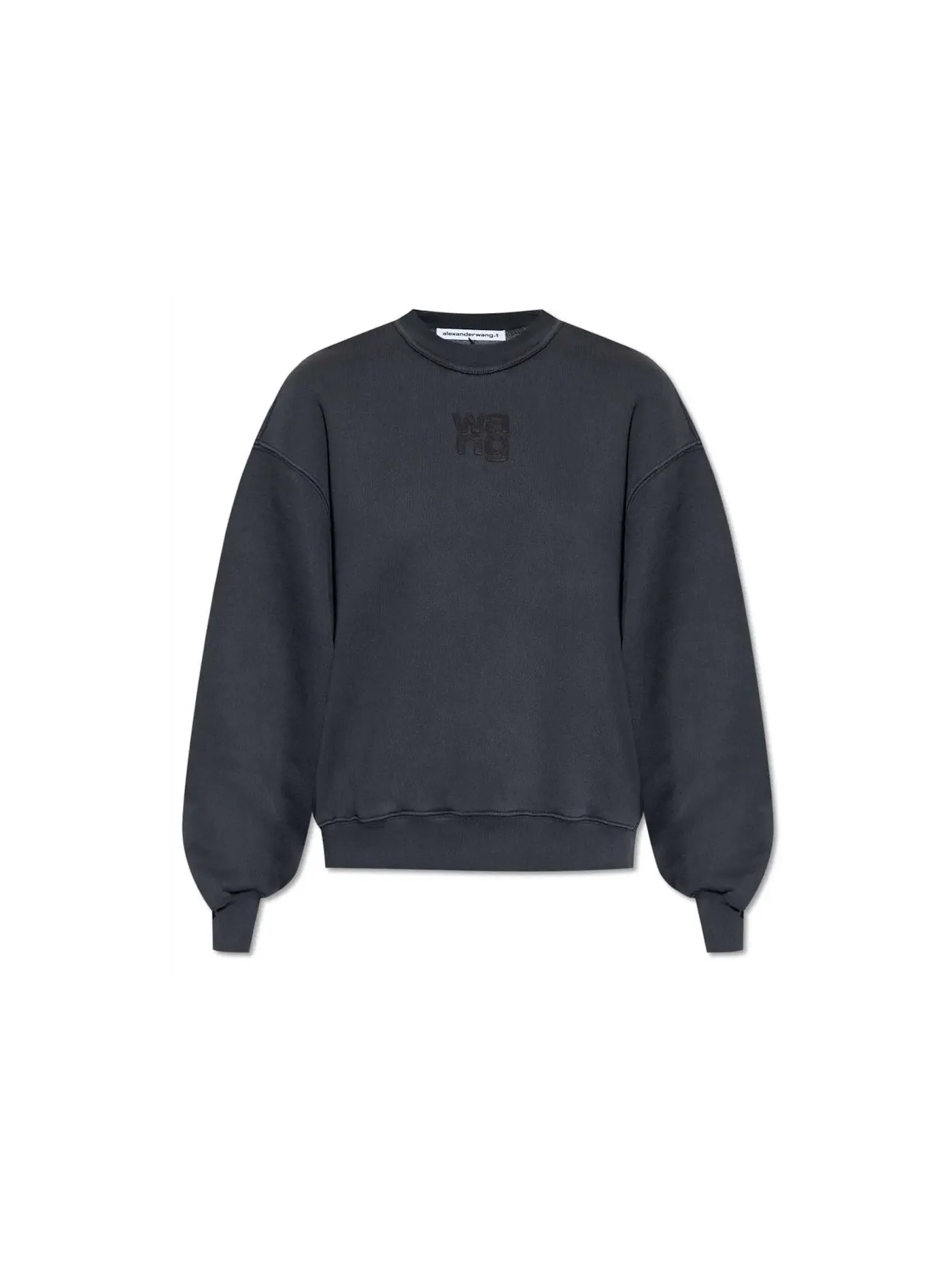 Женский свитшот с принтом T by Alexander Wang, Soft Obsidian — изображение 1 из 1