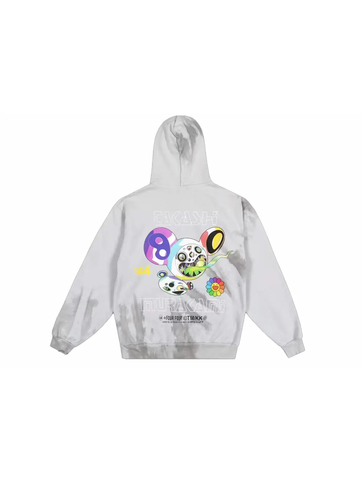 Мужской худи с принтом Mind Warp Takashi Murakami — изображение 2 из 2, серый