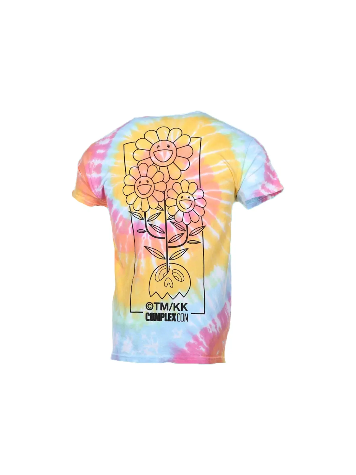 Мужская футболка с принтом Takashi Murakami ComplexCon Cluster Outline Tee — изображение 2 из 2, мульти
