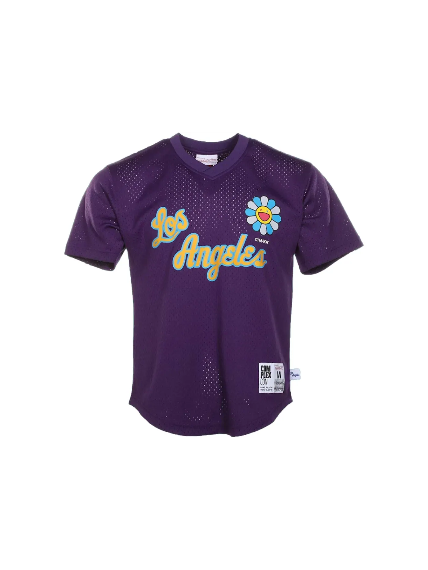 Мужская баскетбольная джерси с коротким рукавом Practice Jersey Takashi Murakami — изображение 1 из 1, фиолетовый