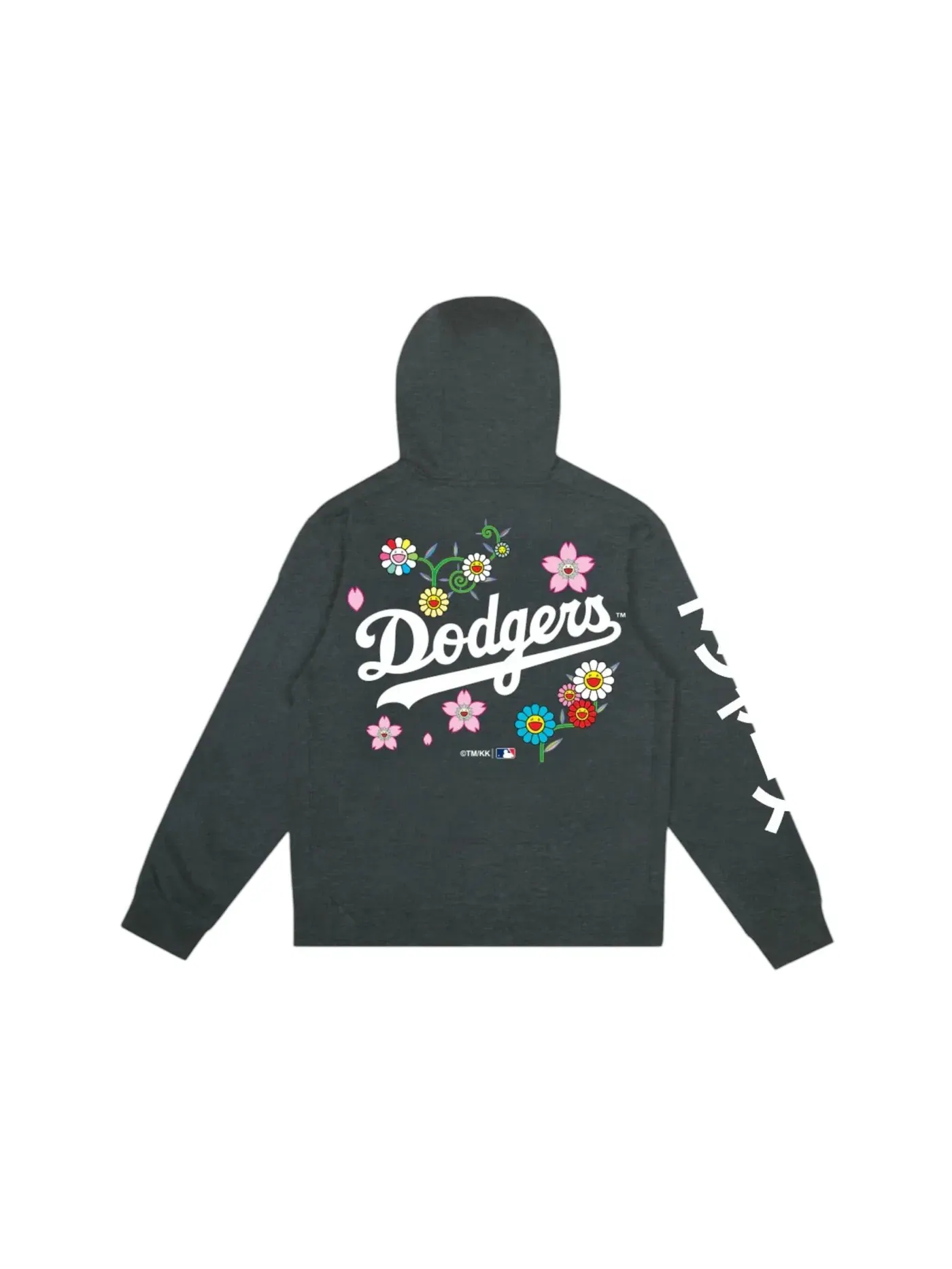 Мужская худи с принтом Hoodie Takashi Murakami — изображение 2 из 2, темно-серый