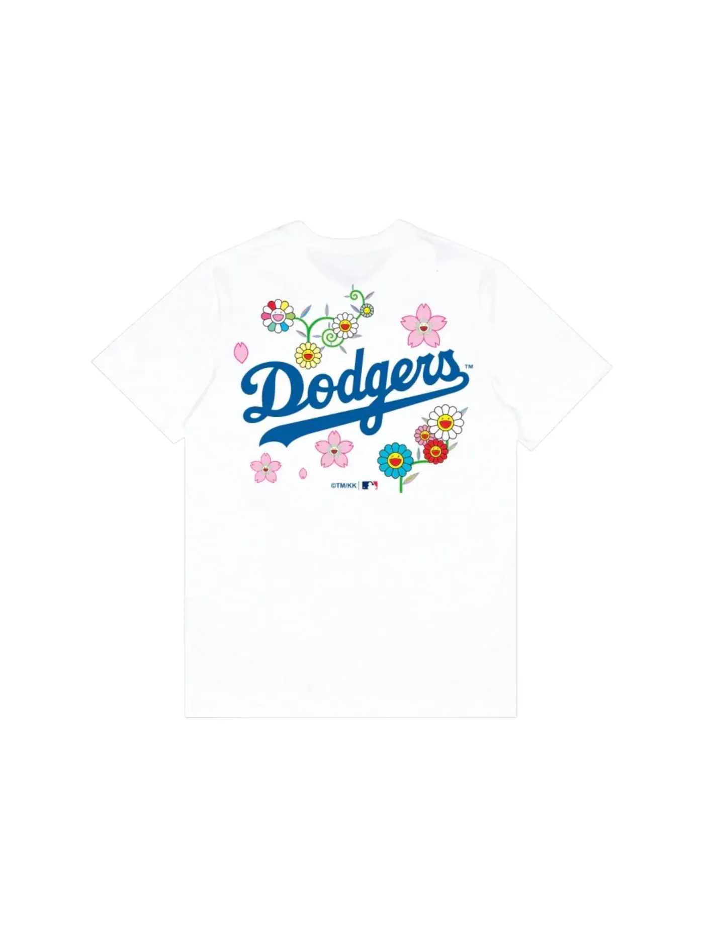 Мужская футболка с принтом Takashi Murakami Fanatics x Los Angeles Dodgers World Series 2025 Champs T Shirt, белый