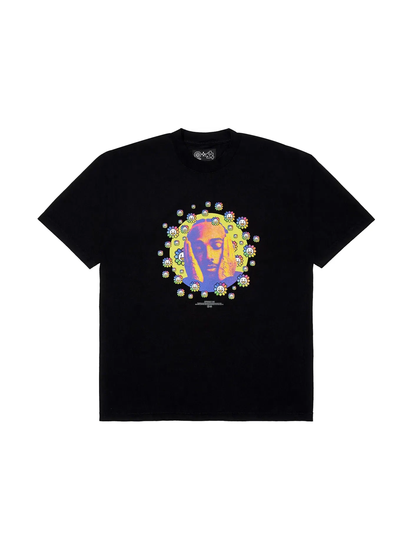 Мужская футболка с принтом T-shirt Takashi Murakami — изображение 1 из 1, черный