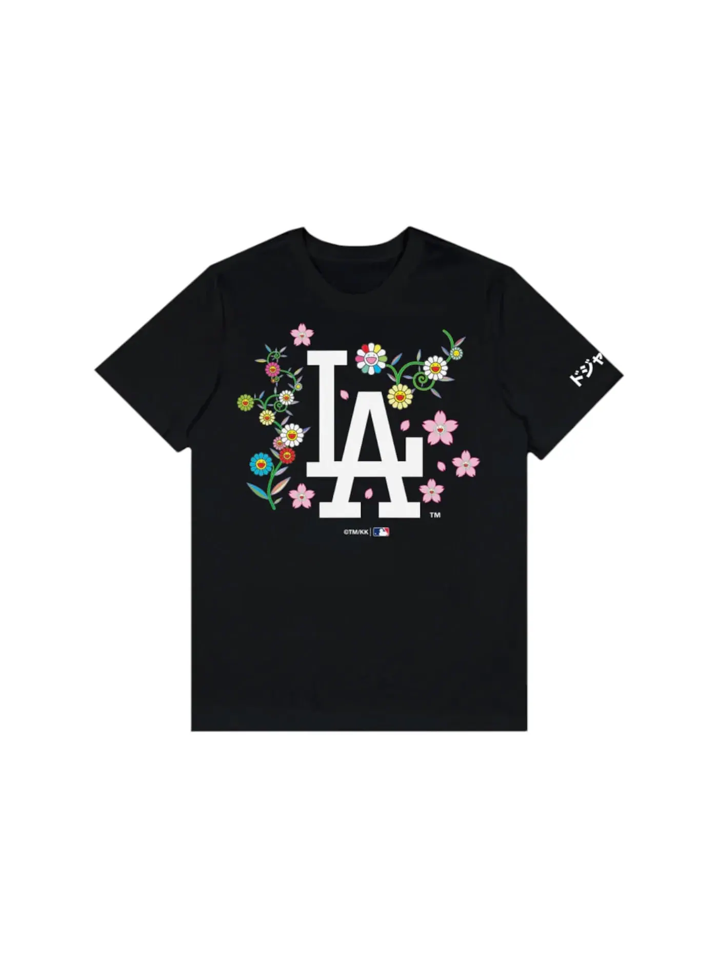 Мужская футболка с принтом Takashi Murakami x Dodgers T-shirt — изображение 1 из 1, черный