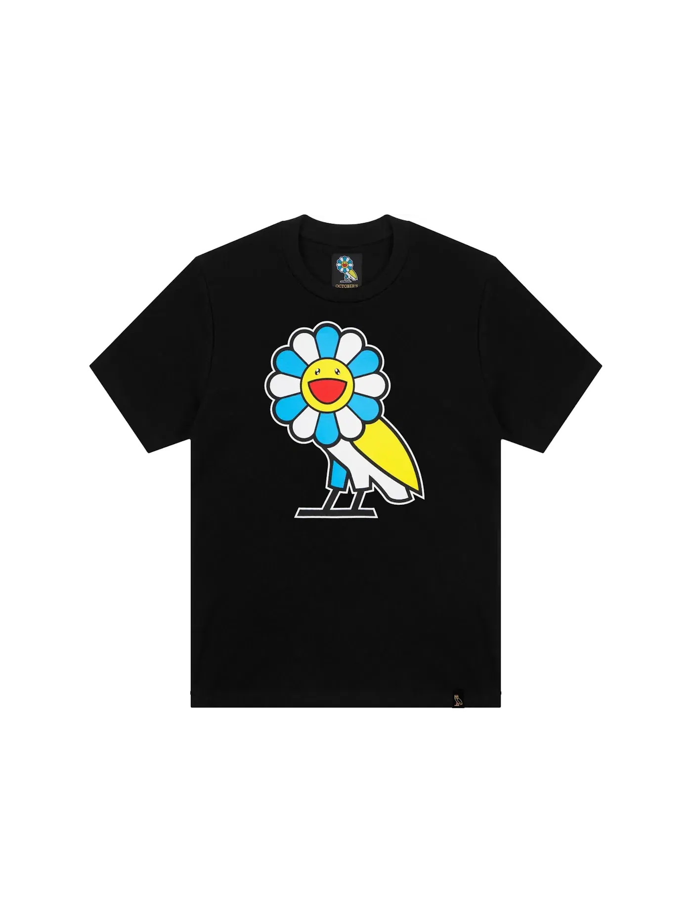 Мужская футболка с принтом Takashi Murakami x OVO Tee — изображение 1 из 1, черный