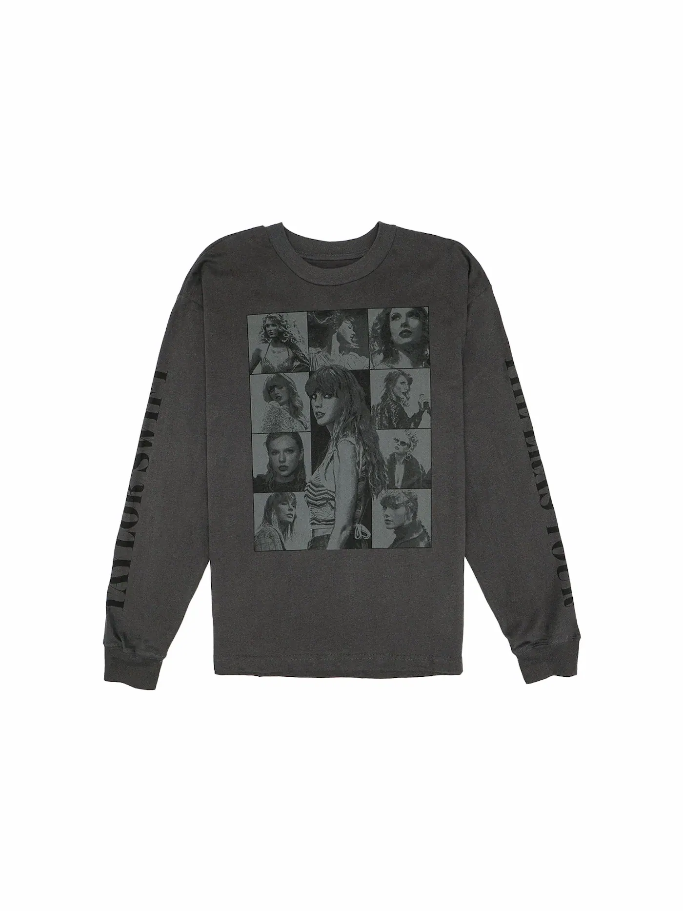 Унисекс футболка с длинным рукавом с принтом T-shirt Taylor Swift — изображение 1 из 2, черный