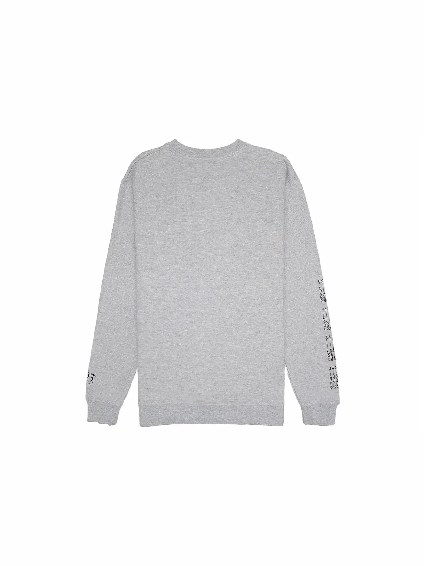 Унисекс свитшот с принтом Crewneck Taylor Swift — изображение 2 из 2, серый