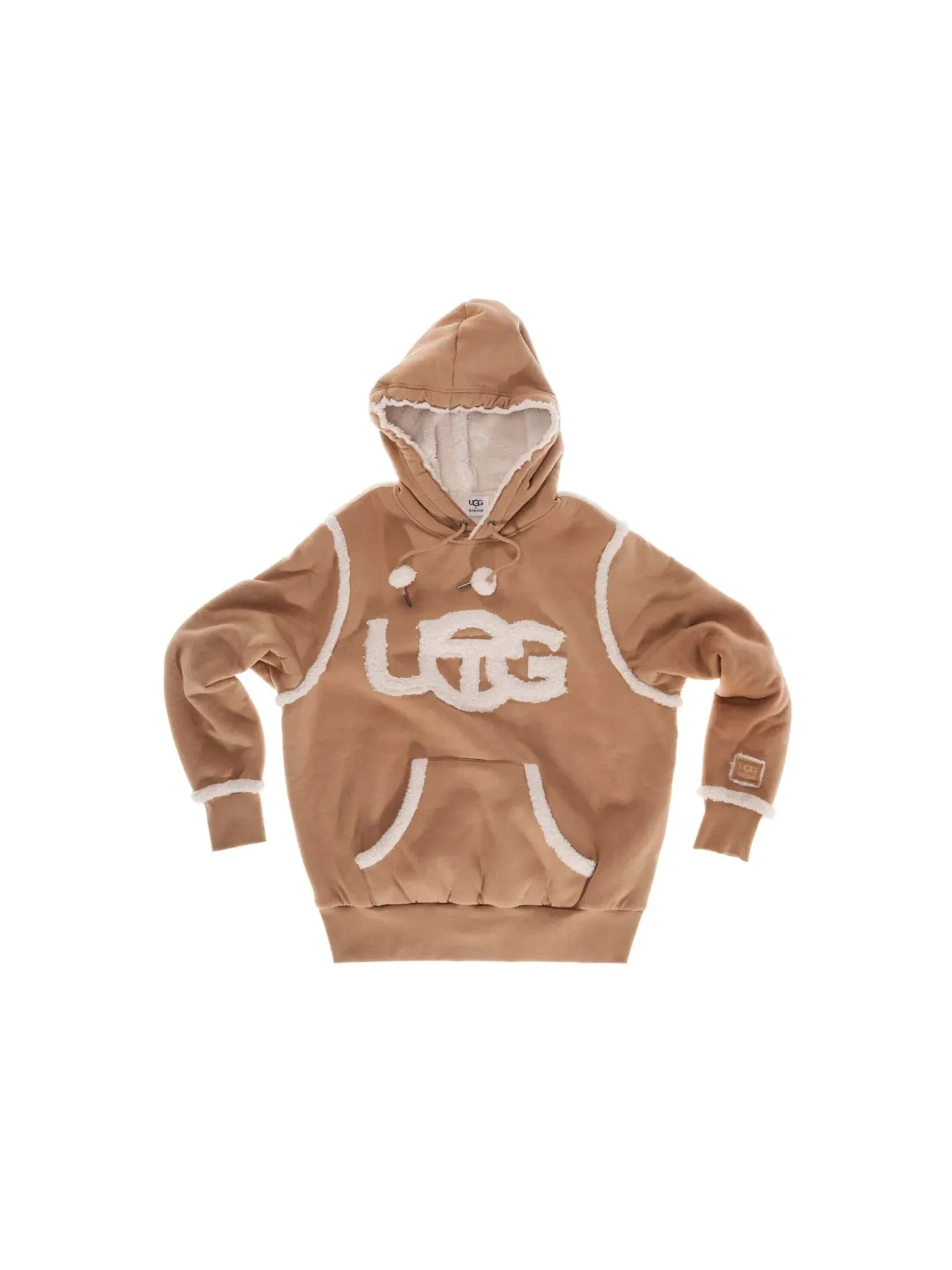 Унисекс худи на овчине с принтом Hoodie Telfar
