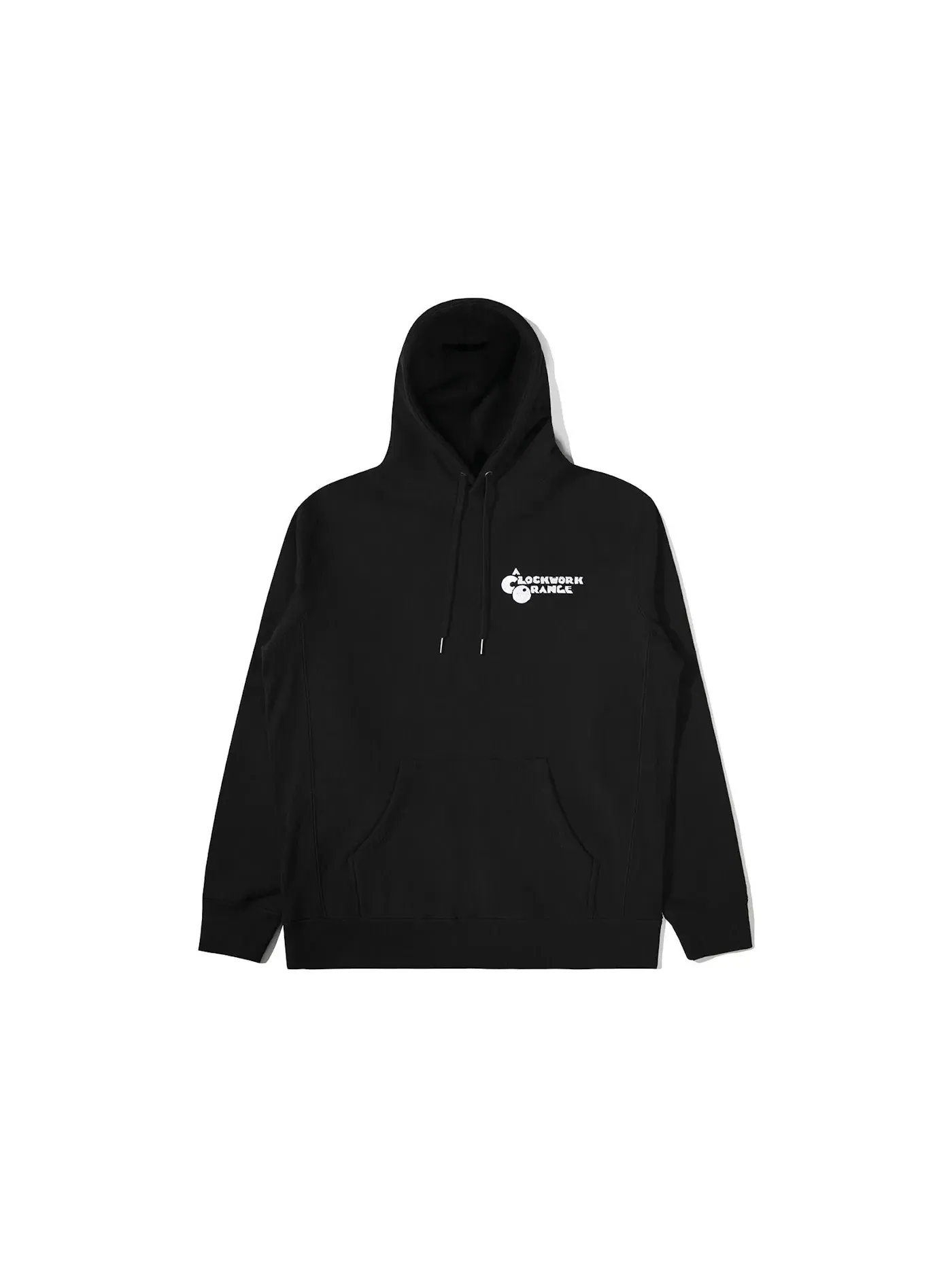 Мужской пуловер с принтом The Hundreds x A Clockwork Orange Clock Pullover Hoodie — изображение 2 из 2, черный