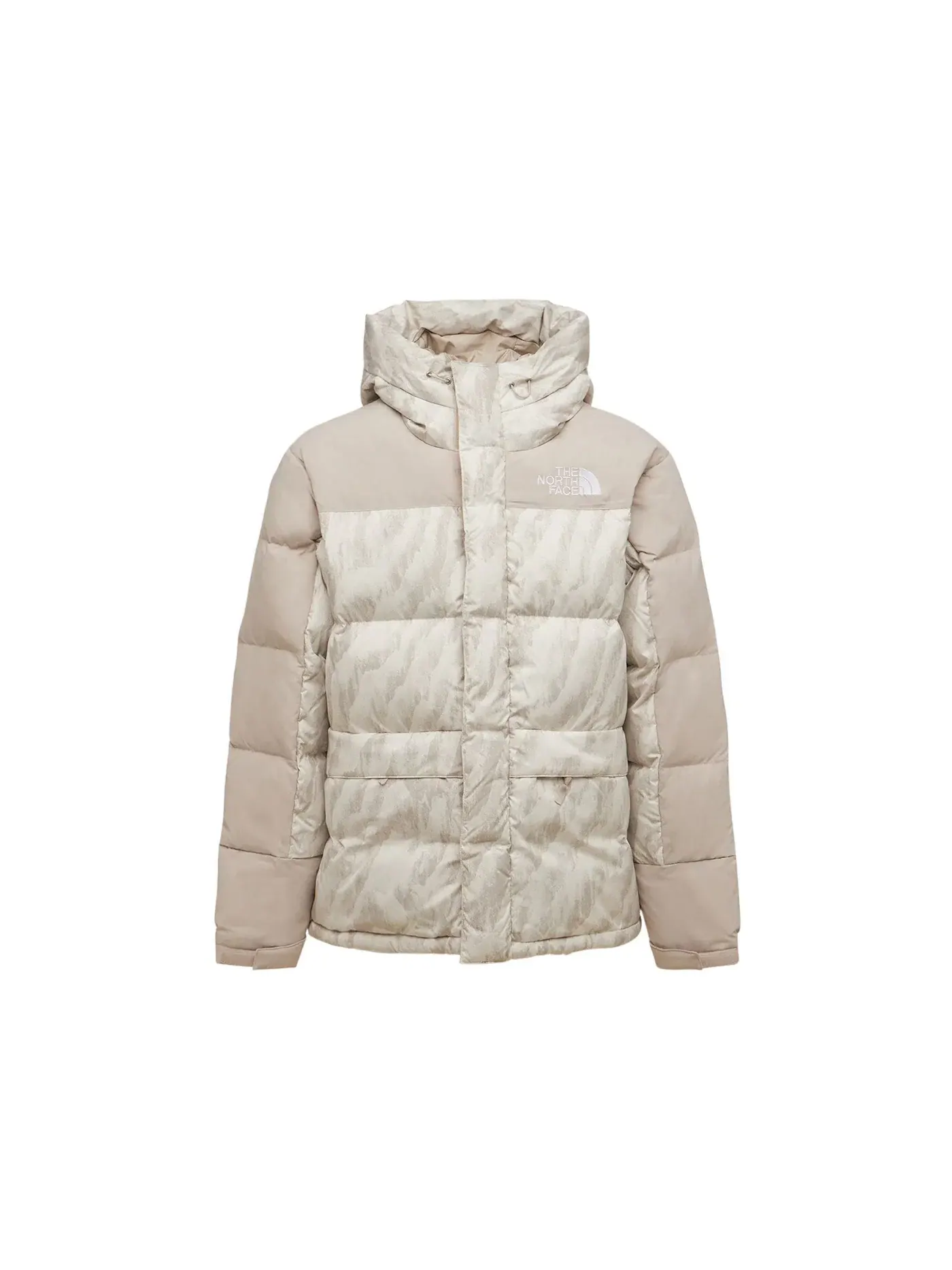 Мужская куртка с принтом 1996 Retro Nuptse The North Face — изображение 1 из 3, серебристый серый