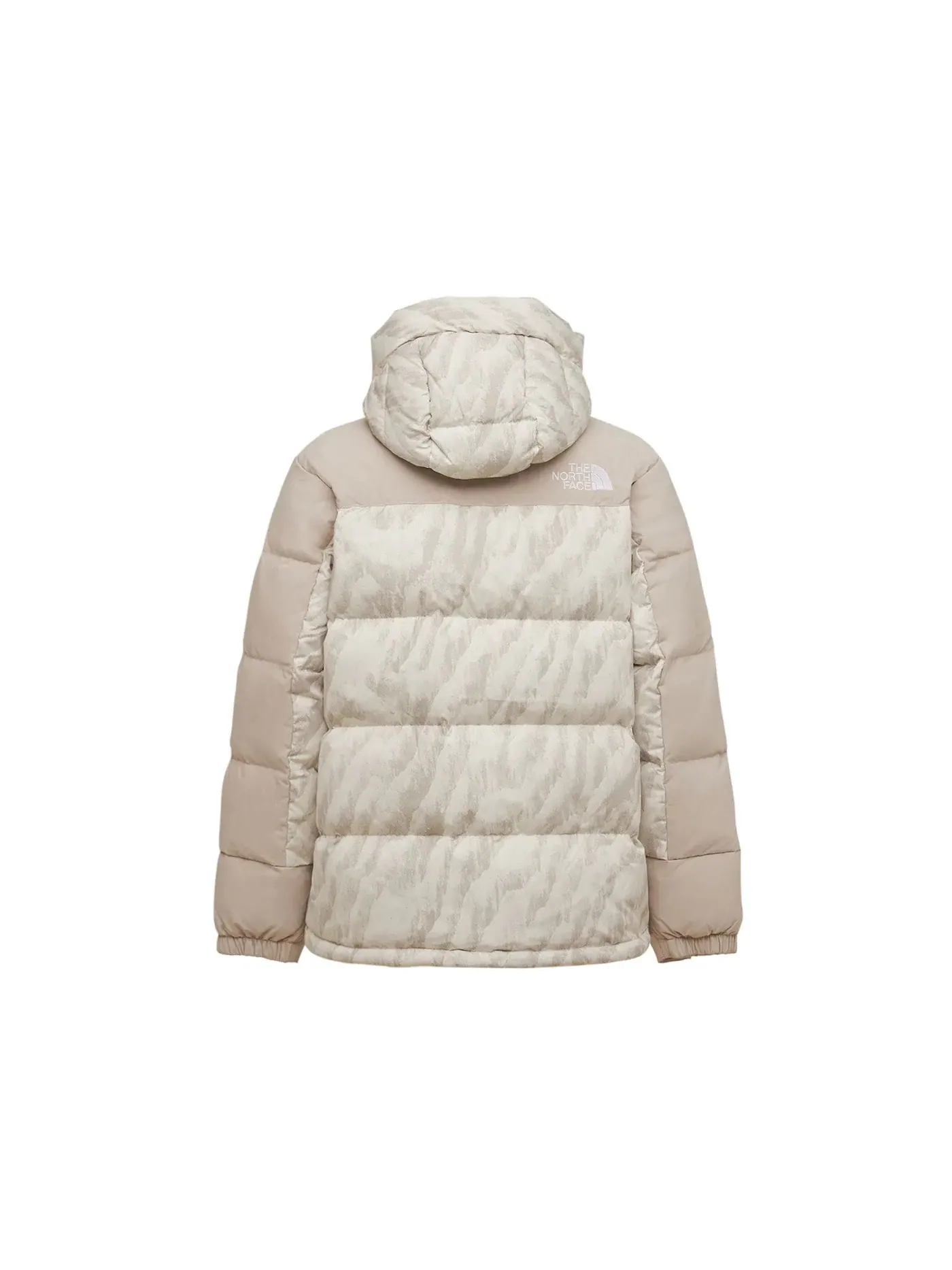 Мужская куртка с принтом 1996 Retro Nuptse The North Face — изображение 2 из 3, серебристый серый