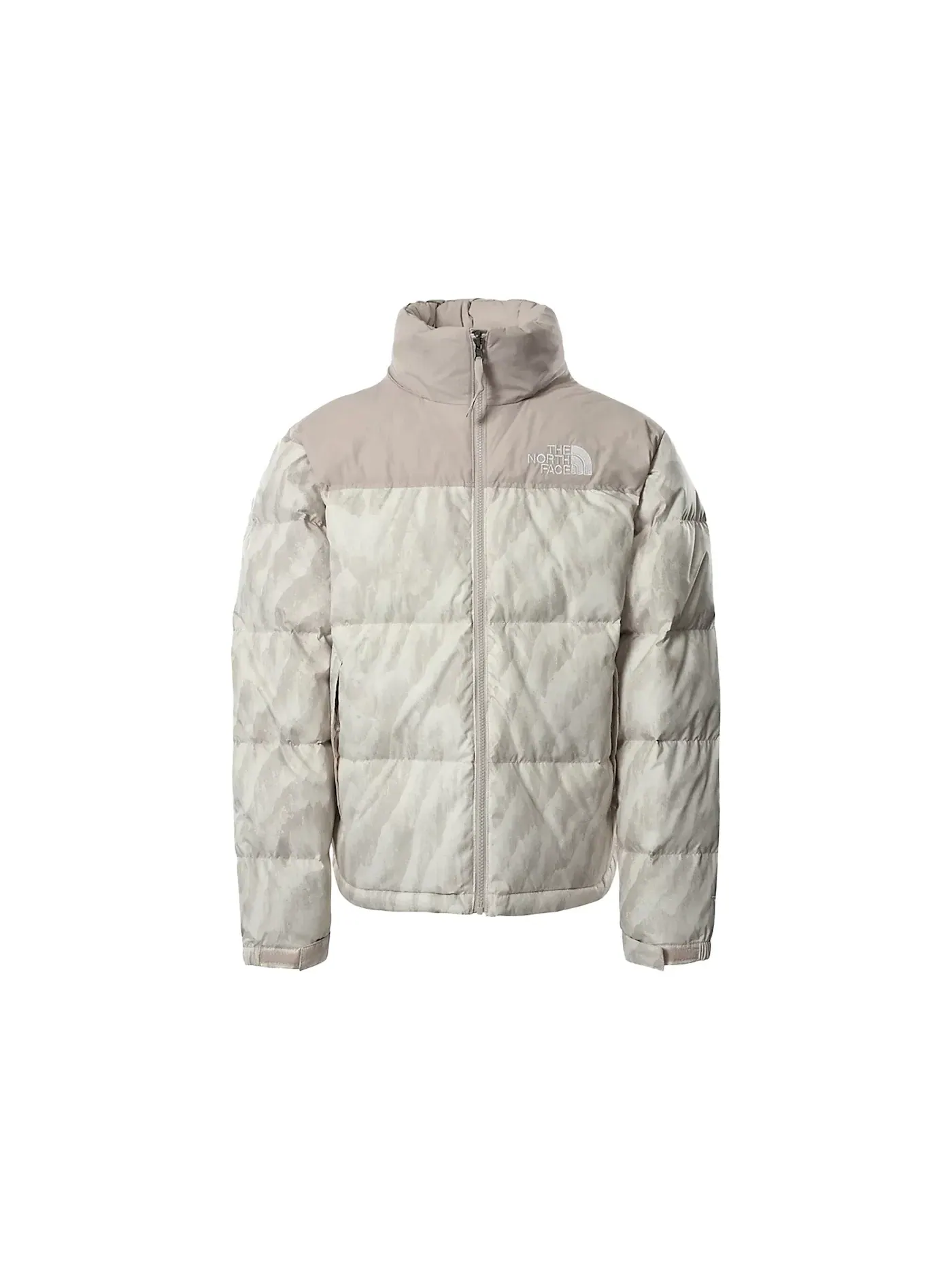 Мужская куртка с принтом 1996 Retro Nuptse The North Face — изображение 1 из 2, серебристый серый