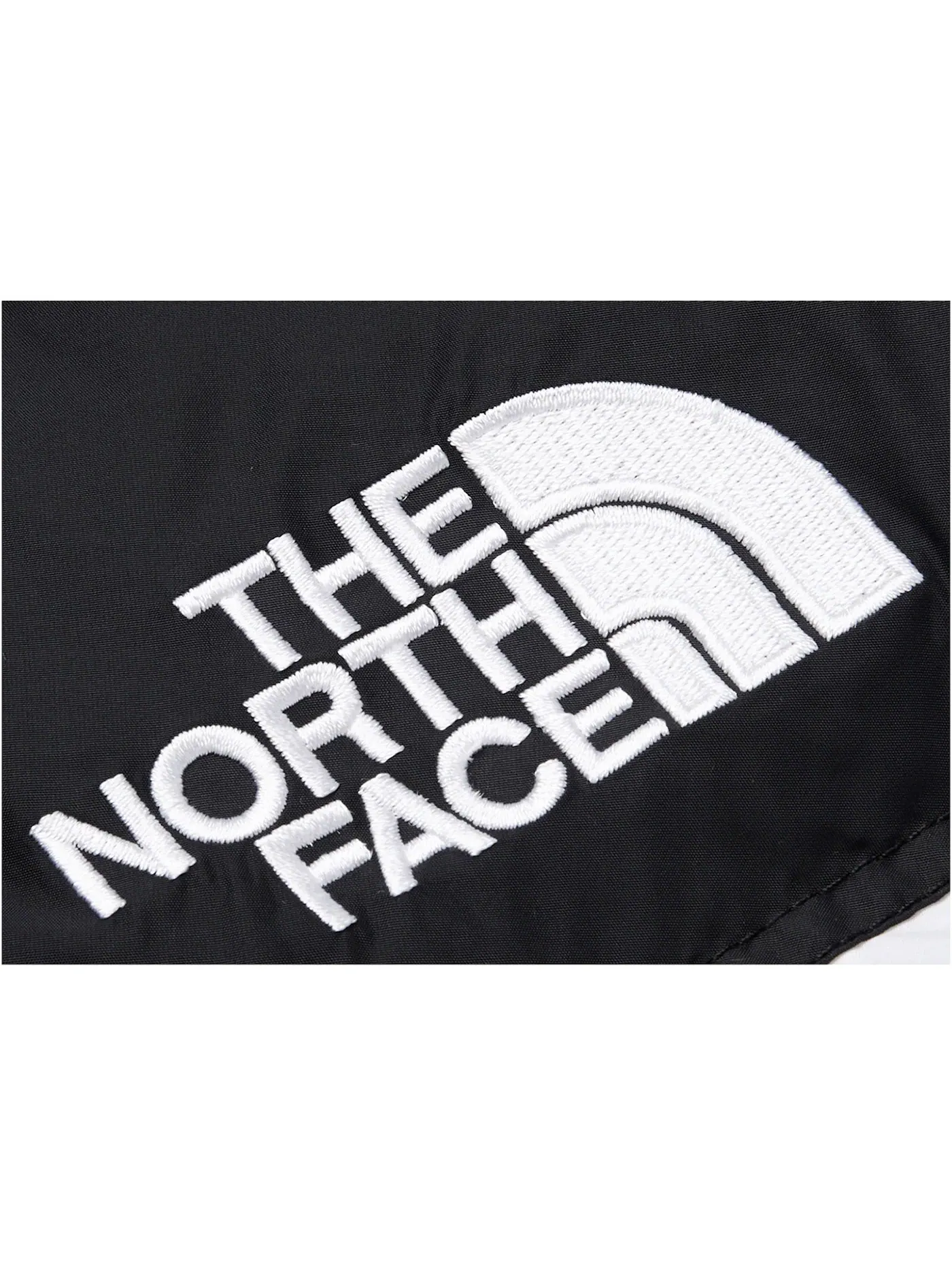 Мужская куртка пуховая с капюшоном 1996 Retro Nuptse The North Face — изображение 2 из 4, белый/черный