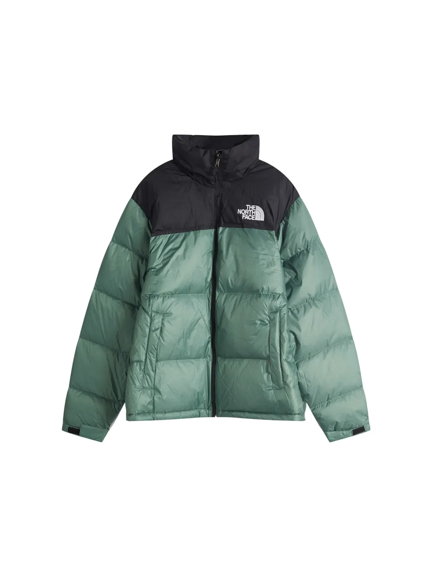 Мужская куртка пуховая с принтом The North Face 1996 Retro Nuptse Jacket — изображение 1 из 1, зеленый/черный
