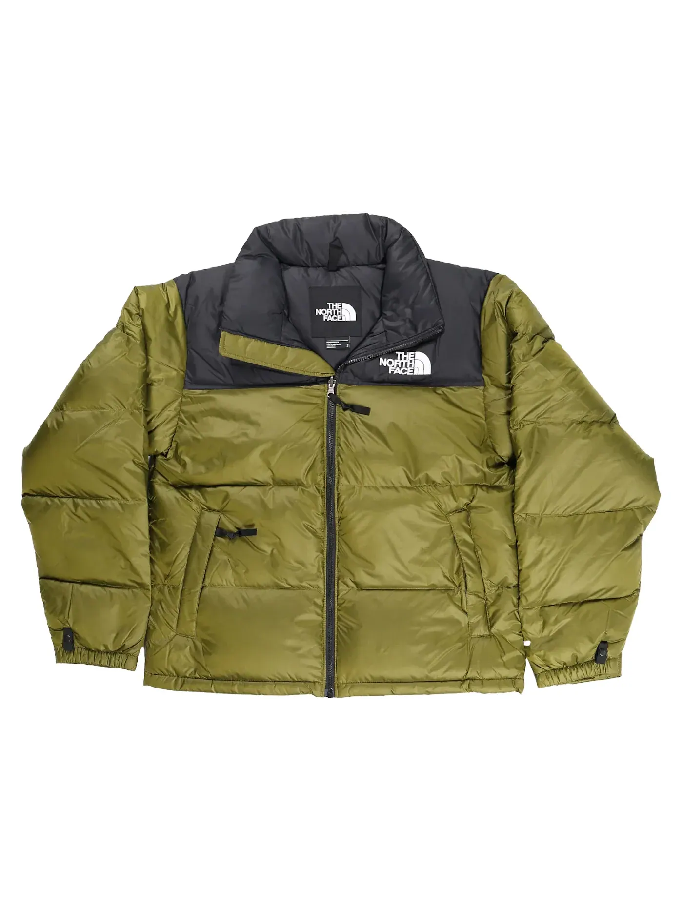 Мужская куртка пуховая с принтом The North Face 1996 Retro Nuptse Jacket — изображение 1 из 2, оливковый