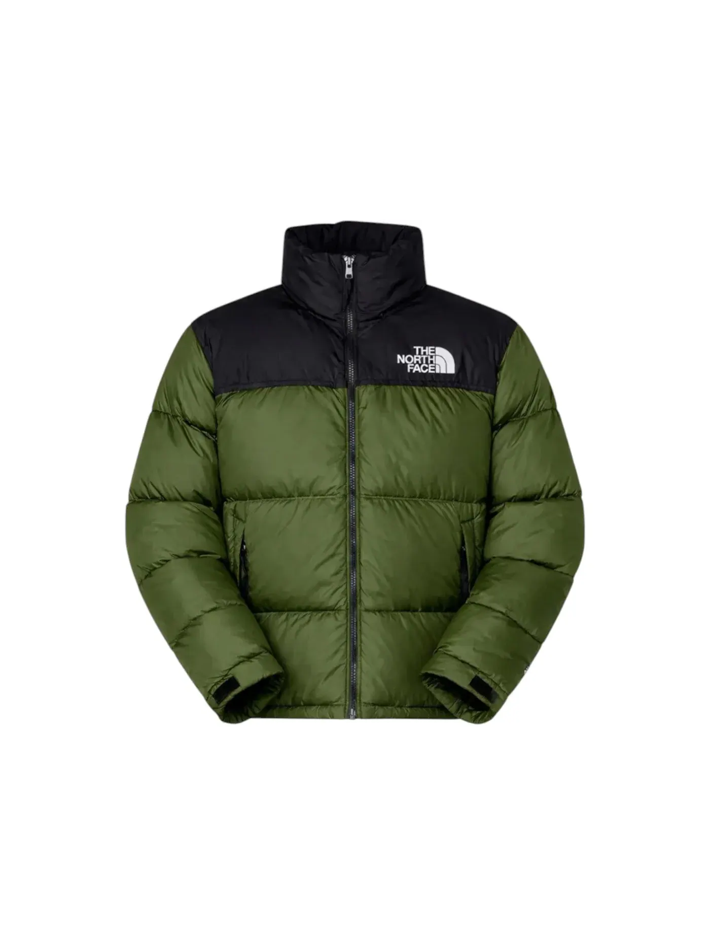 Мужская куртка с принтом 1996 Retro Nuptse The North Face — изображение 1 из 2, зеленый