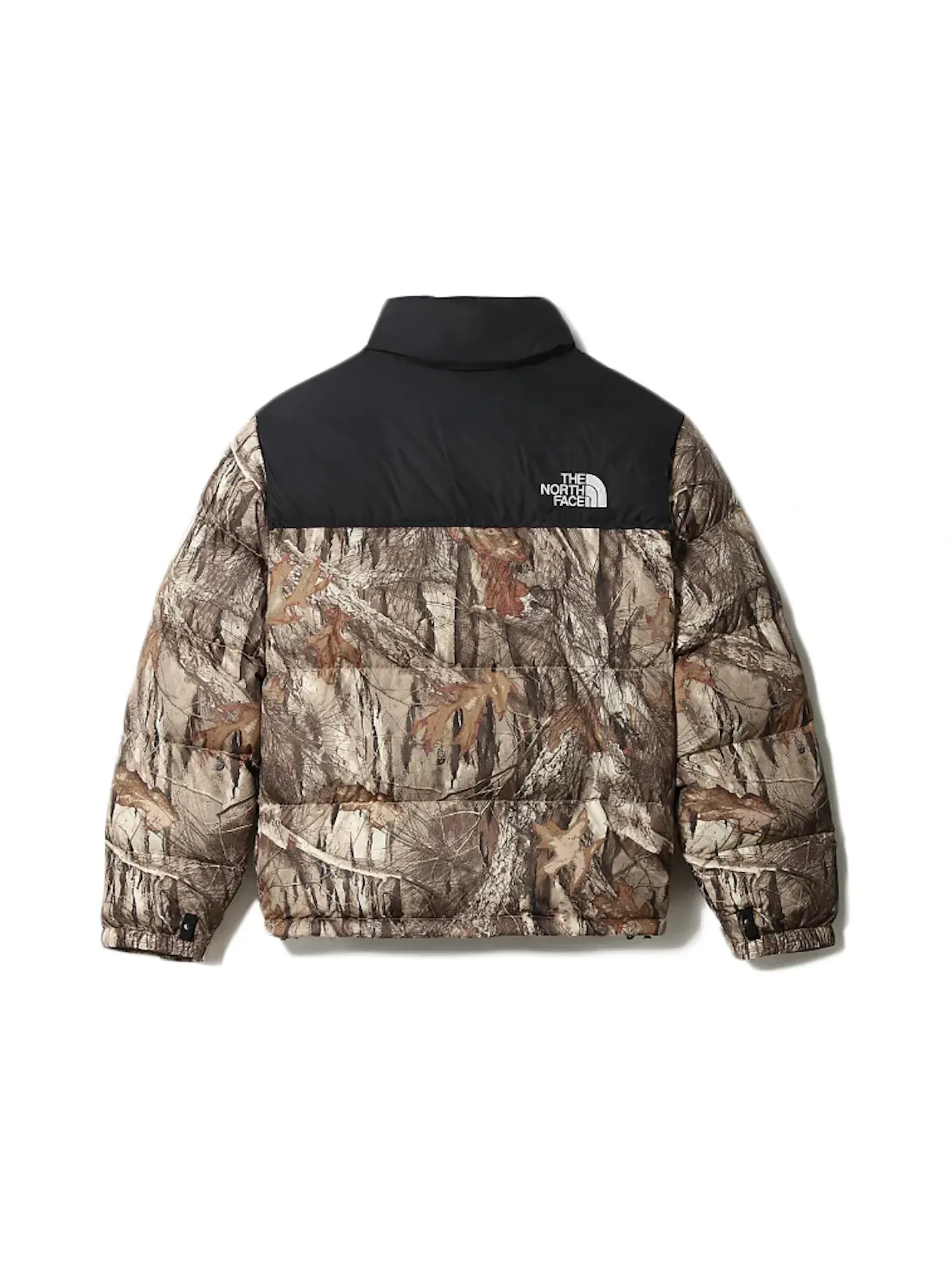 Мужская куртка с принтом 1996 Retro Nuptse Packable The North Face — изображение 2 из 2, бежевый