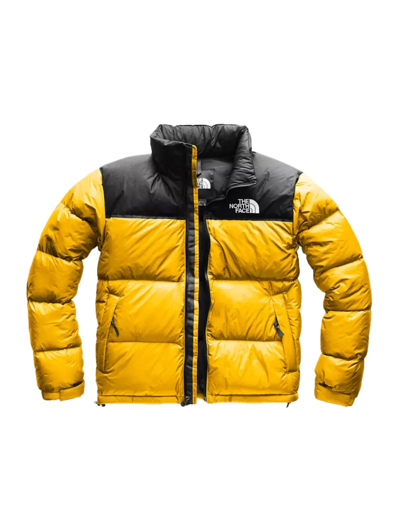 Мужская куртка с принтом 1996 Retro Nuptse Packable Jacket The North Face — изображение 1 из 1, желтый