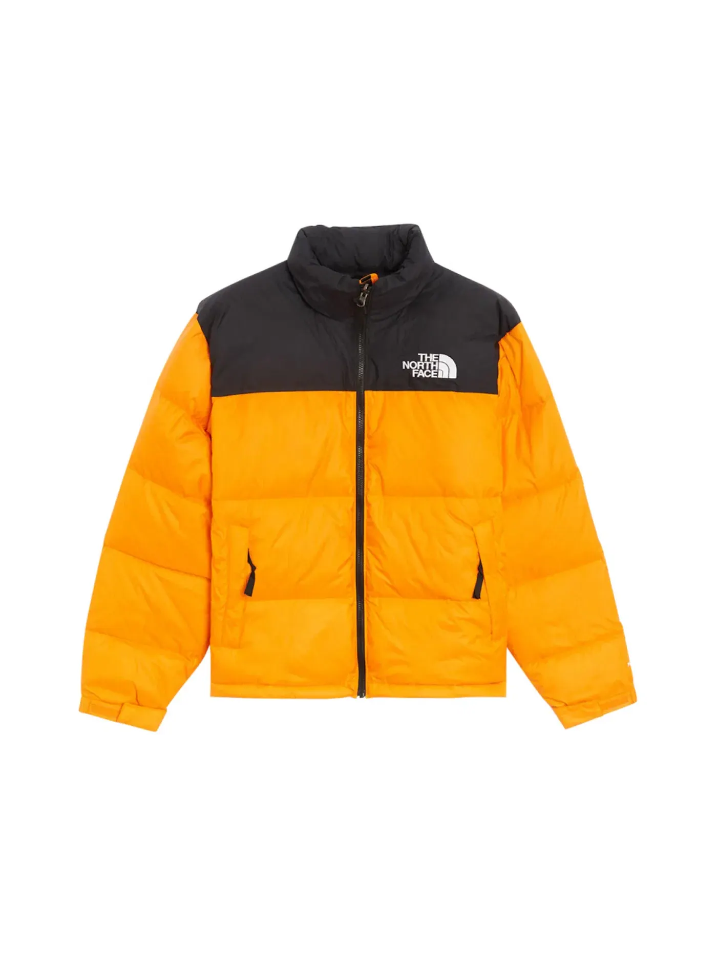 Мужская куртка утепленная с принтом The North Face 1996 Retro Nuptse Packable Jacket — изображение 1 из 1, оранжевый/черный