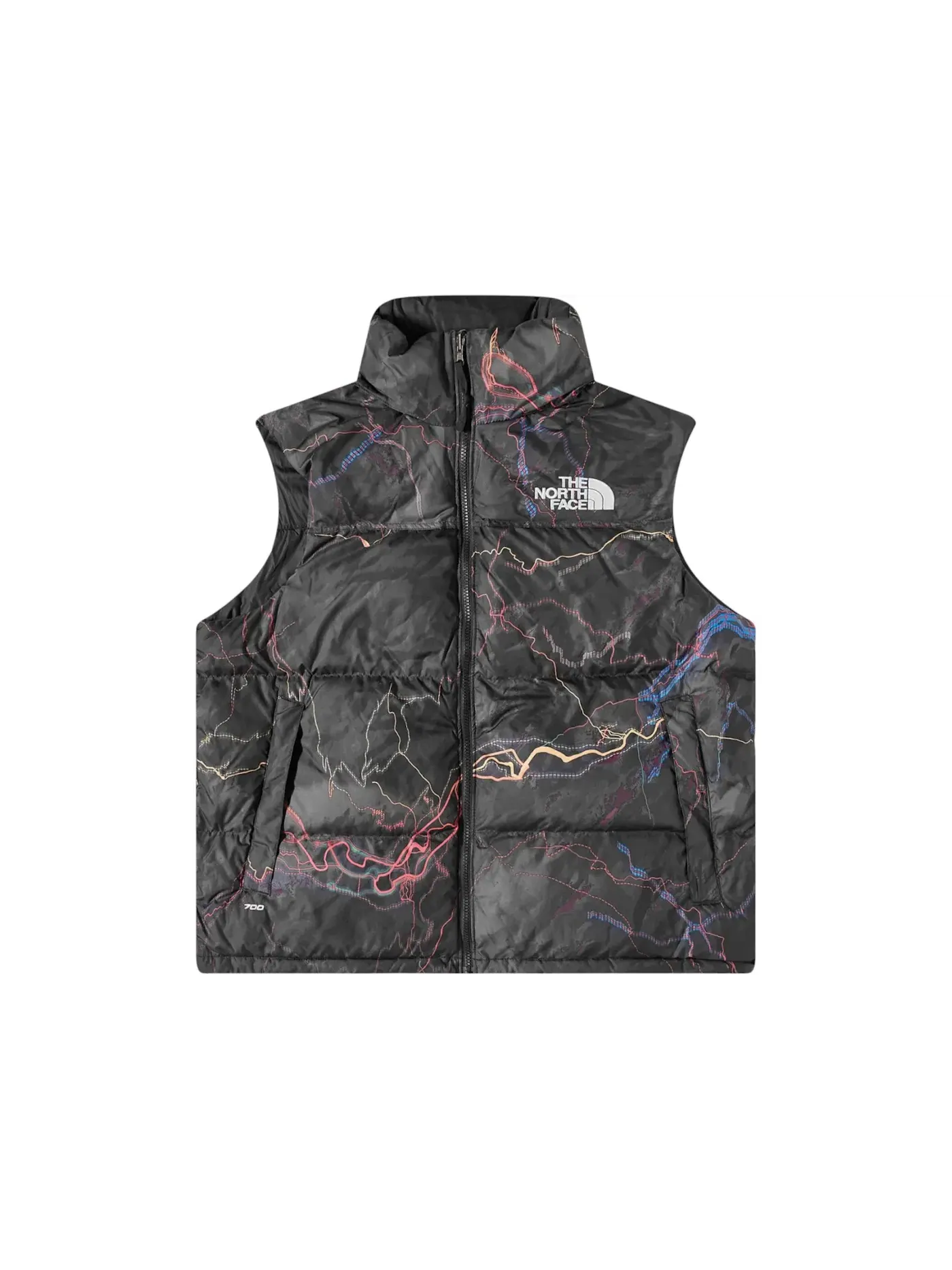 Мужской жилет с принтом The North Face 1996 Retro Nuptse — изображение 1 из 1, черный