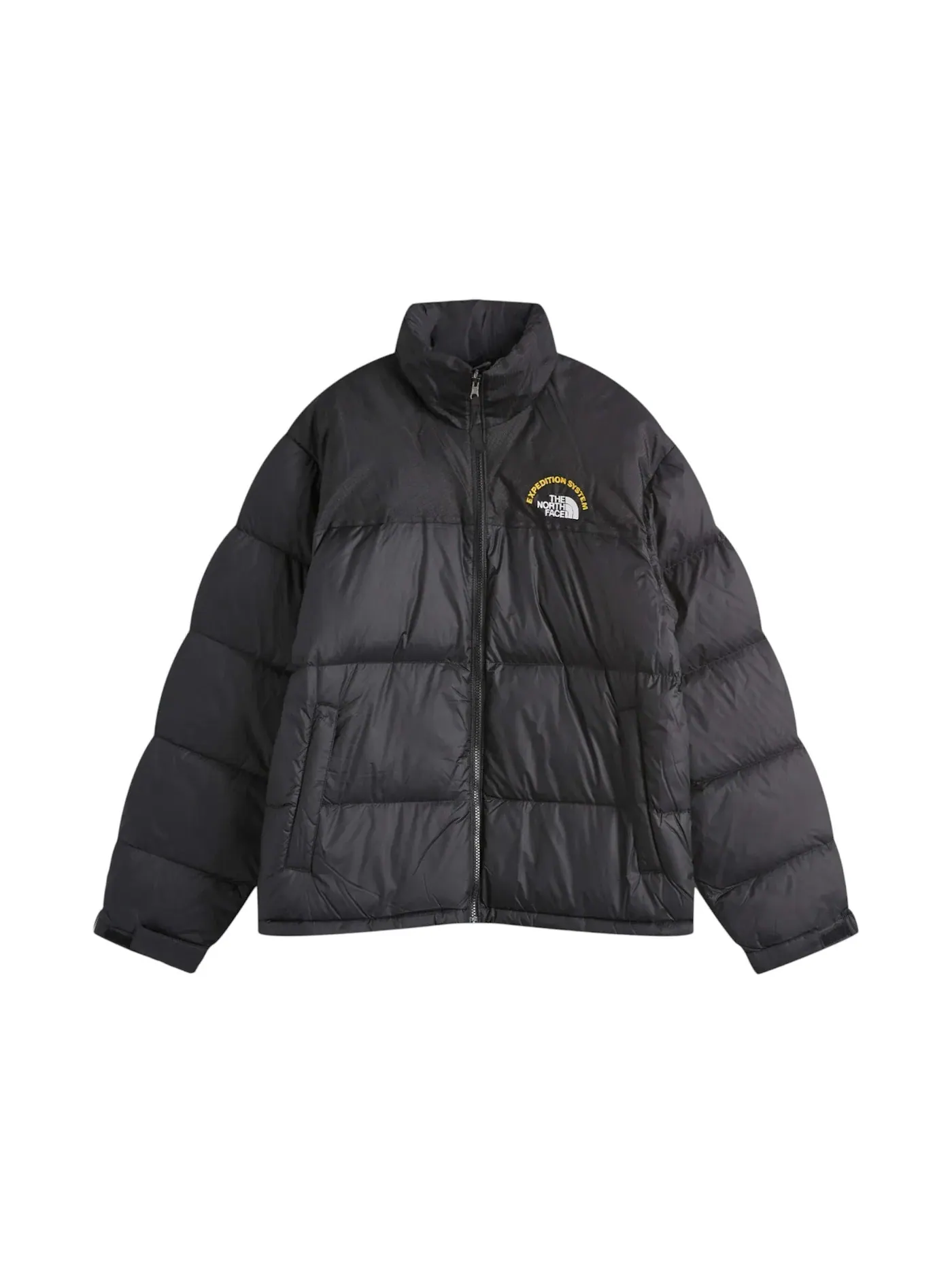 Мужская куртка пуховая с принтом The North Face Expedition 1996 Retro Nuptse Jacket — изображение 1 из 1, черный/черный