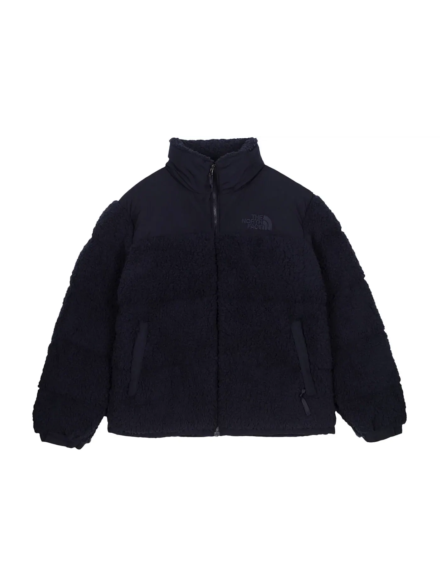 Мужская куртка с высоким ворсом Nuptse The North Face — изображение 1 из 2, темно-синий