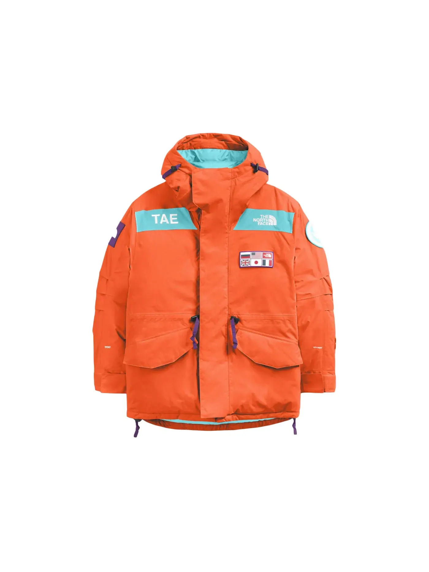 Мужская парка с пуховым наполнителем Trans-Antarctica Expedition The North Face — изображение 1 из 1, оранжевый