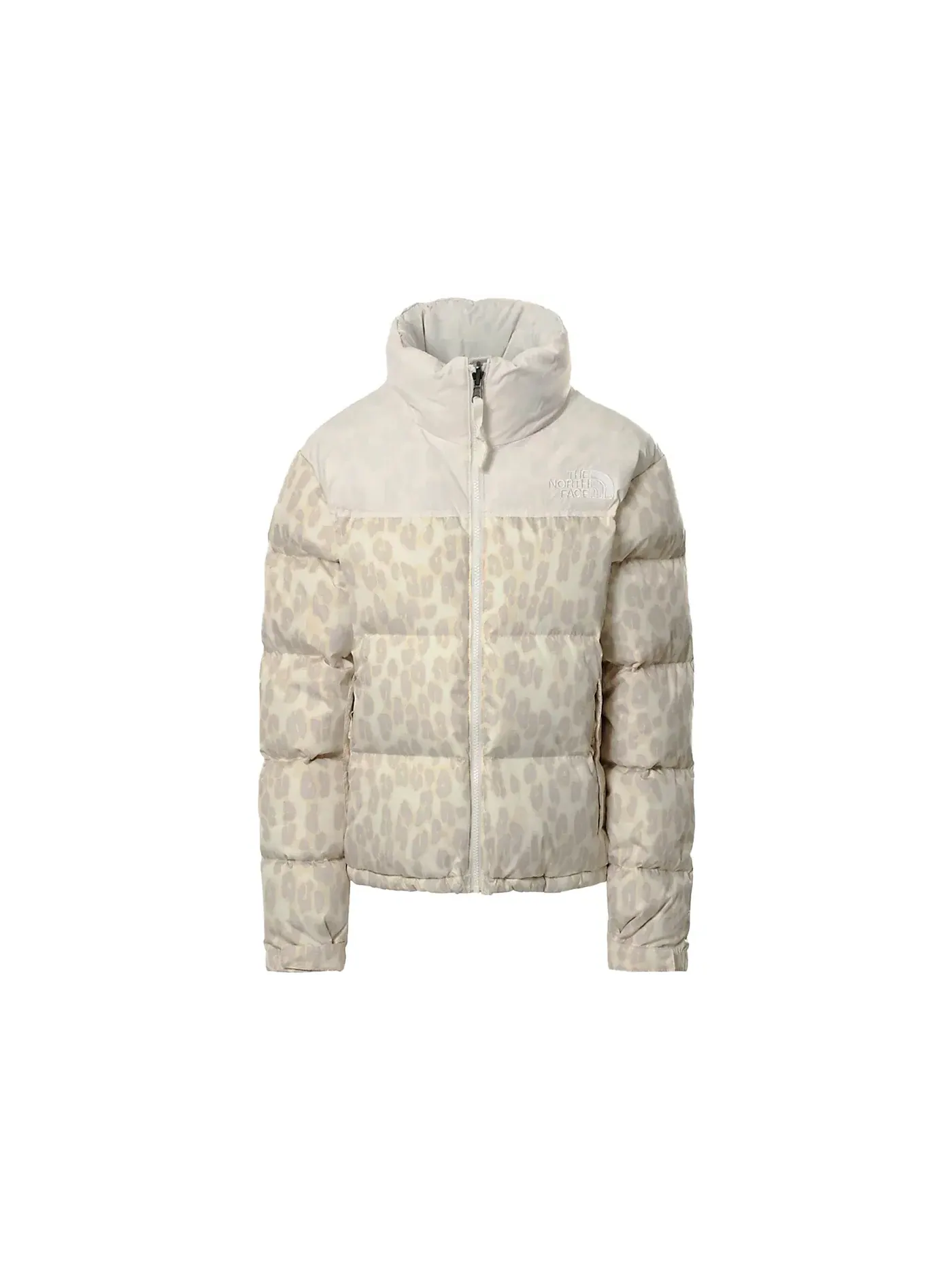 Женская куртка с принтом 1996 Retro Nuptse The North Face — изображение 1 из 2, серебристый серый-белый