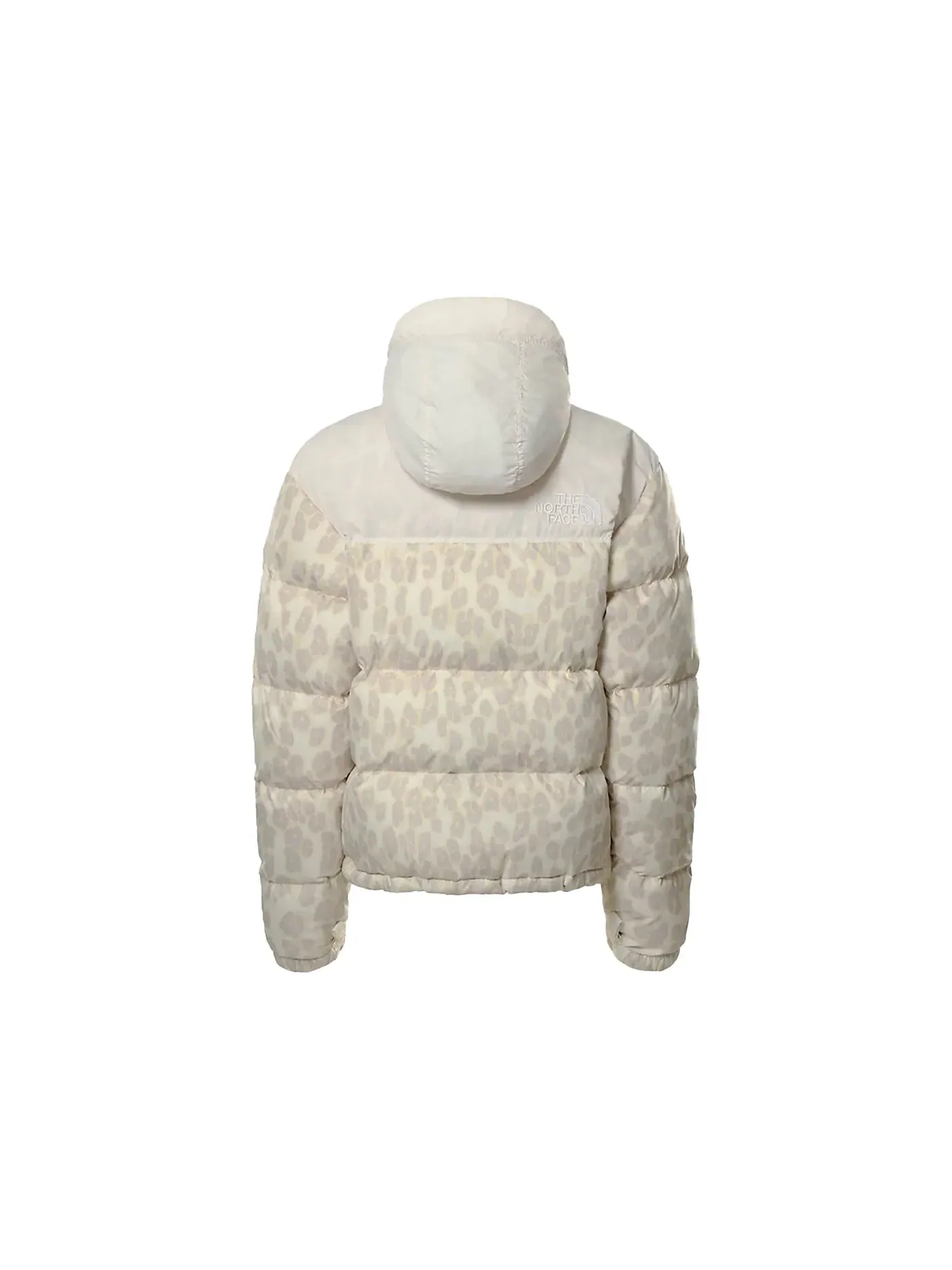 Женская куртка с принтом 1996 Retro Nuptse The North Face — изображение 2 из 2, серебристый серый-белый