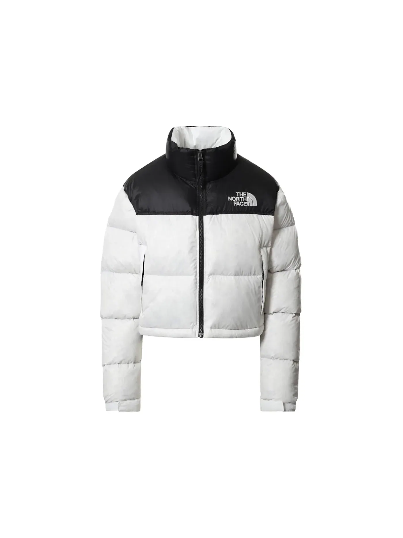 Женская куртка-пуховик с высоким наполнением Nuptse 700 The North Face — изображение 1 из 2, белый-черный