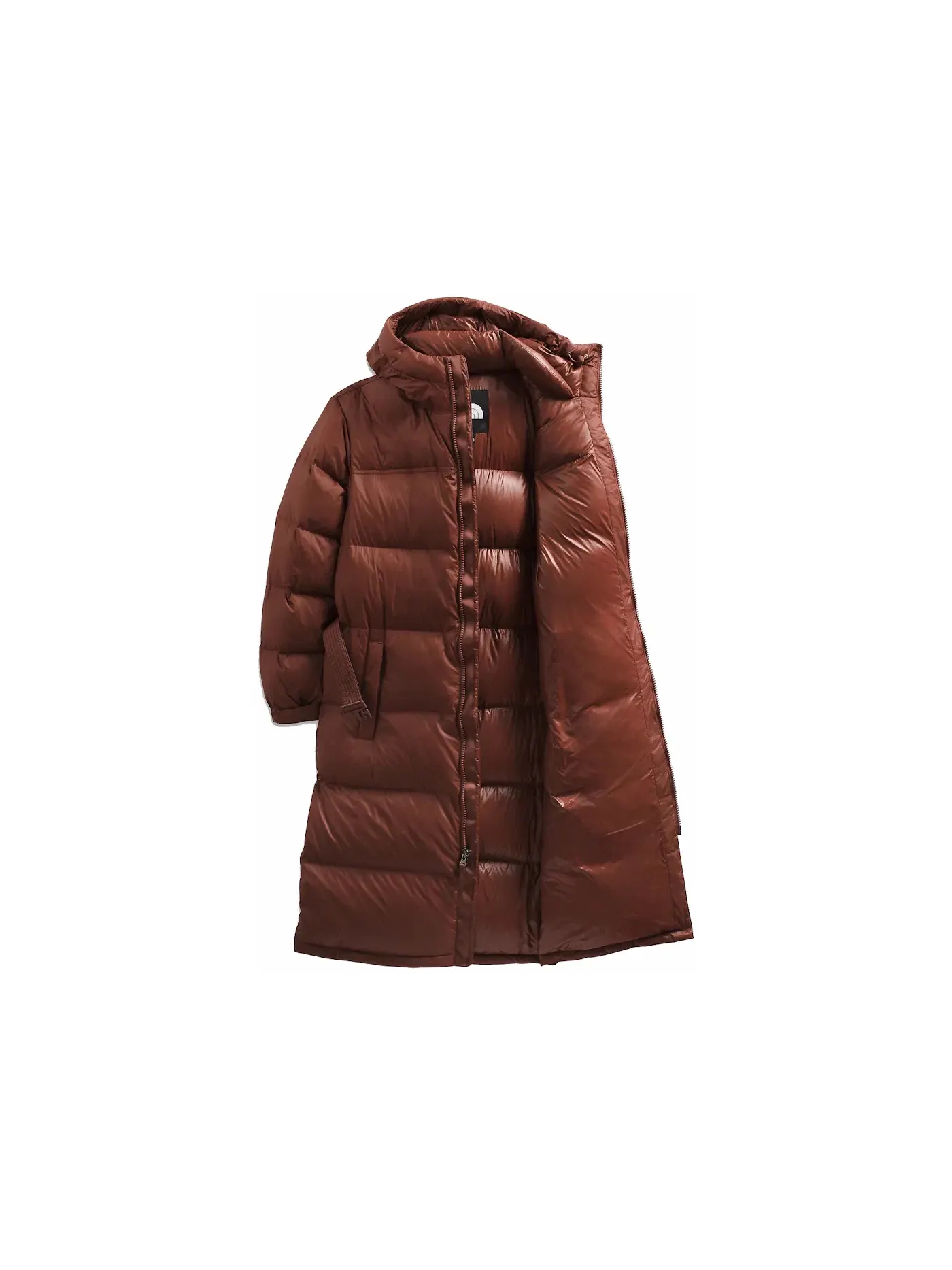 Женское длинное пальто с поясом Parka The North Face — изображение 2 из 2, коричневый