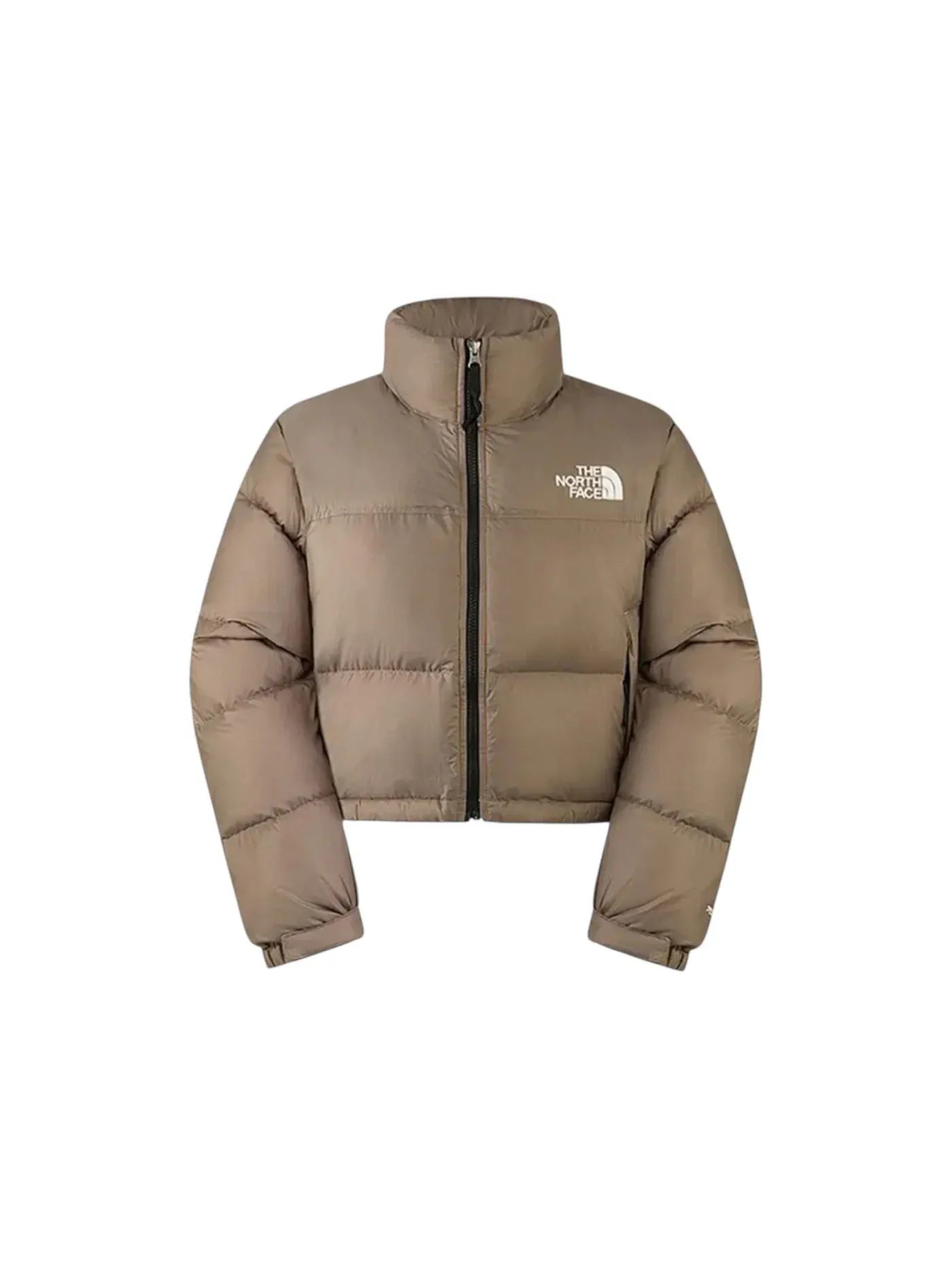 Женская короткая куртка Nuptse The North Face — изображение 1 из 2, коричневый
