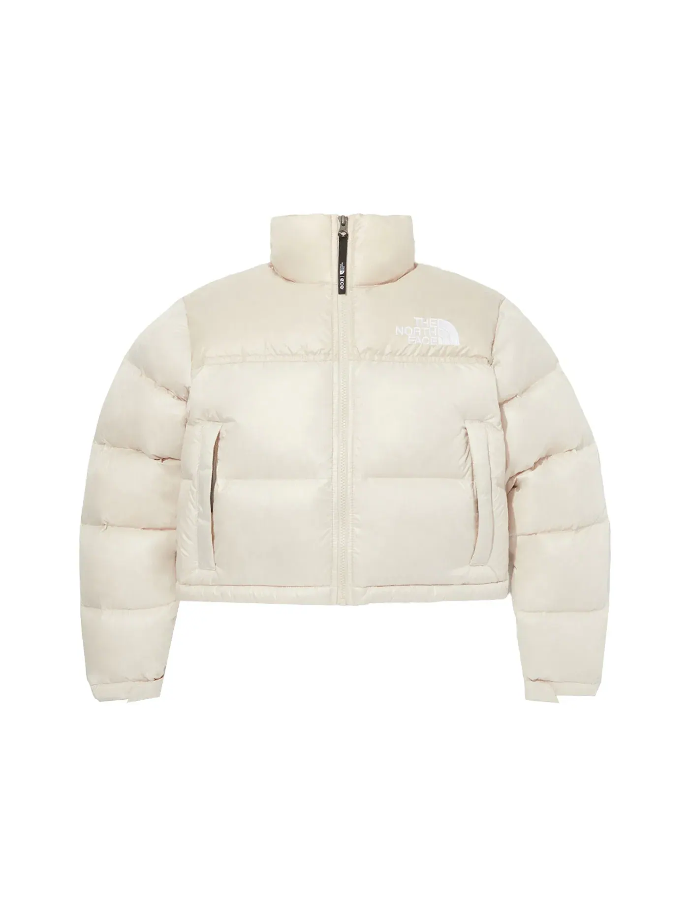 Женская куртка-пуховик The North Face Nuptse Short Jacket — изображение 1 из 2, песочный