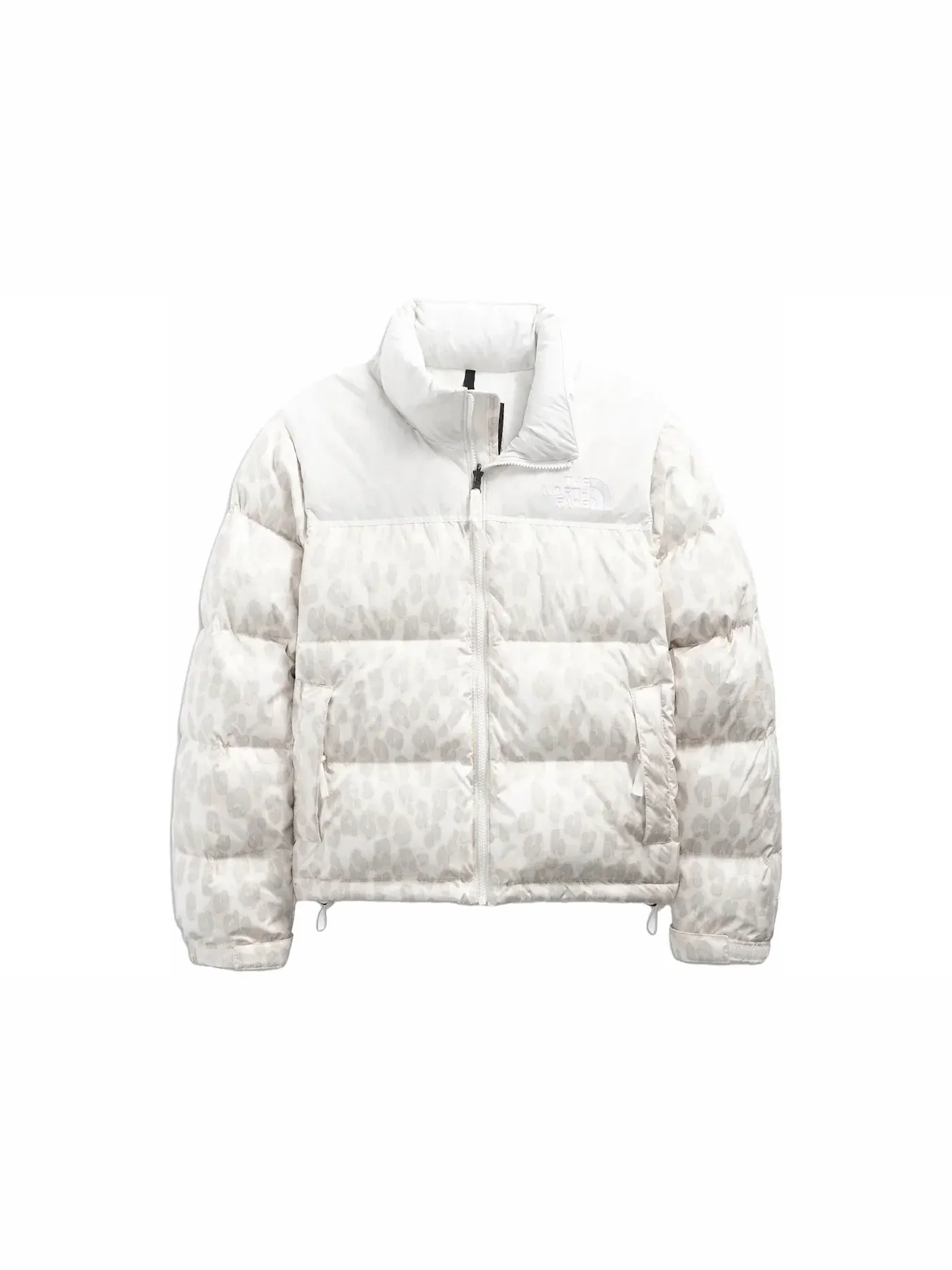 Женская куртка с принтом Retro Nuptse The North Face — изображение 1 из 2, серебристый серый