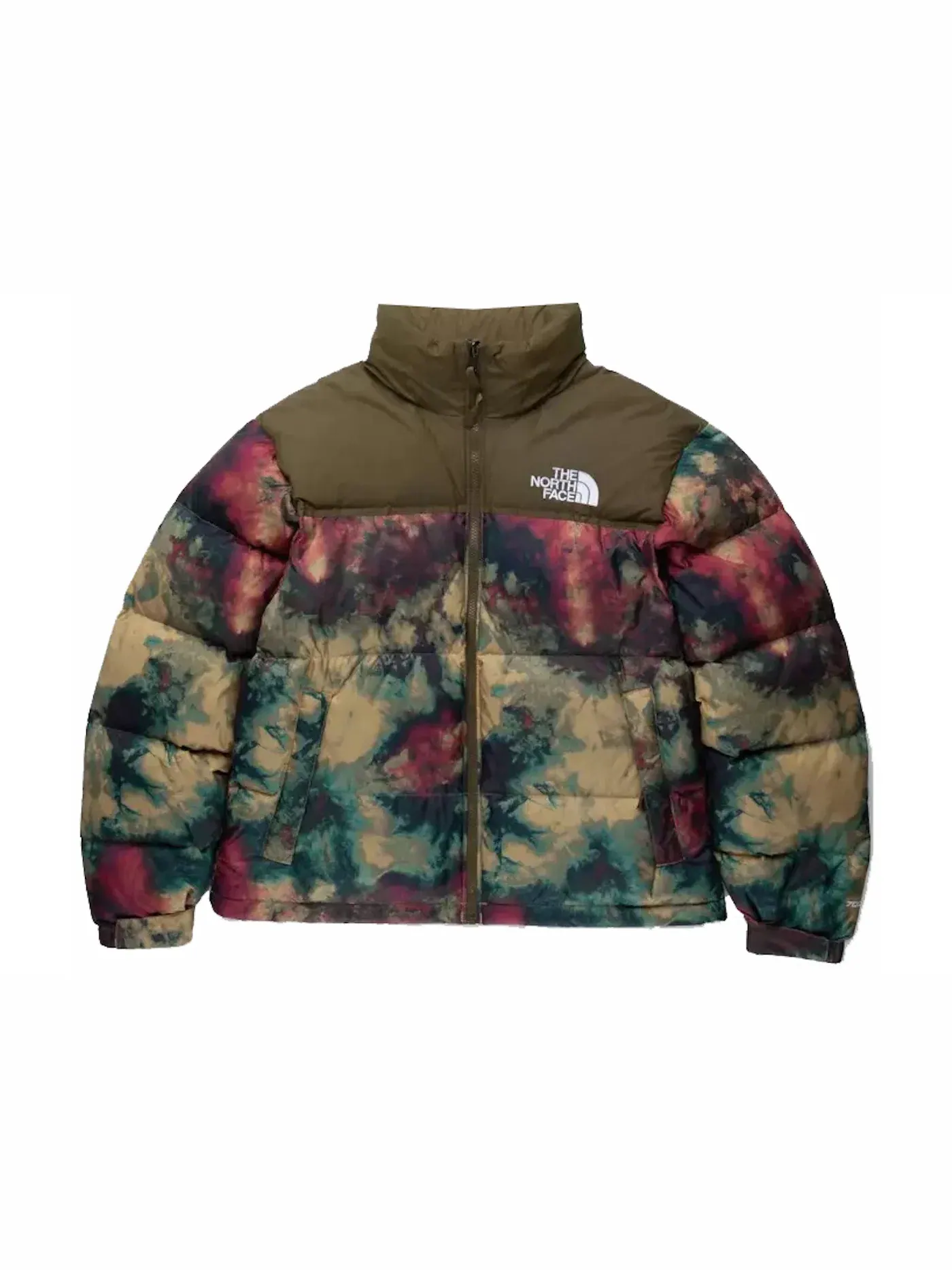 Женская куртка с принтом The North Face 1996 Retro Nuptse — изображение 1 из 2, бежевый