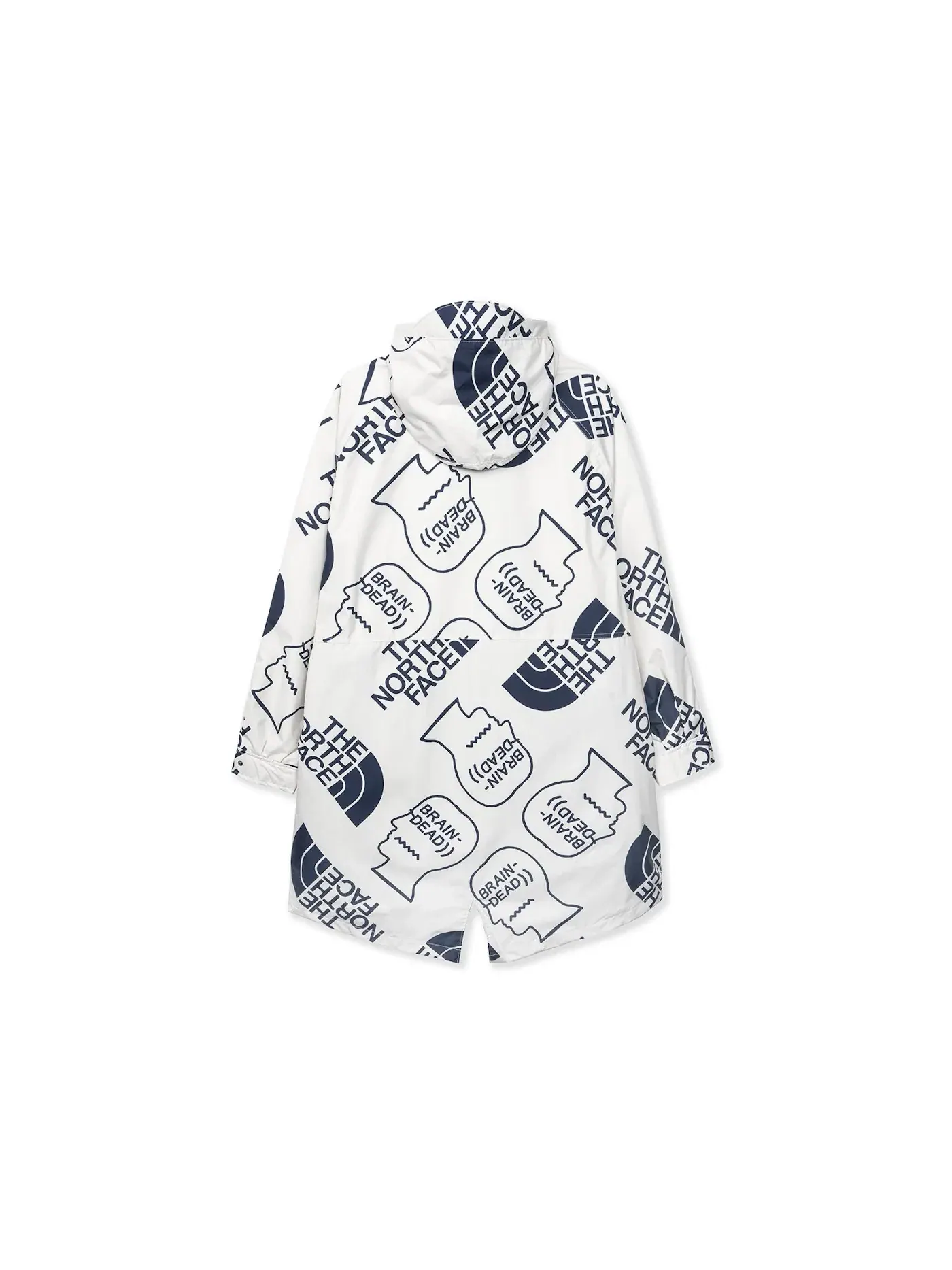 Мужская парка оверсайз The North Face x Brain Dead 76 Oversized Mountain Parka — изображение 2 из 2, винтажный белый