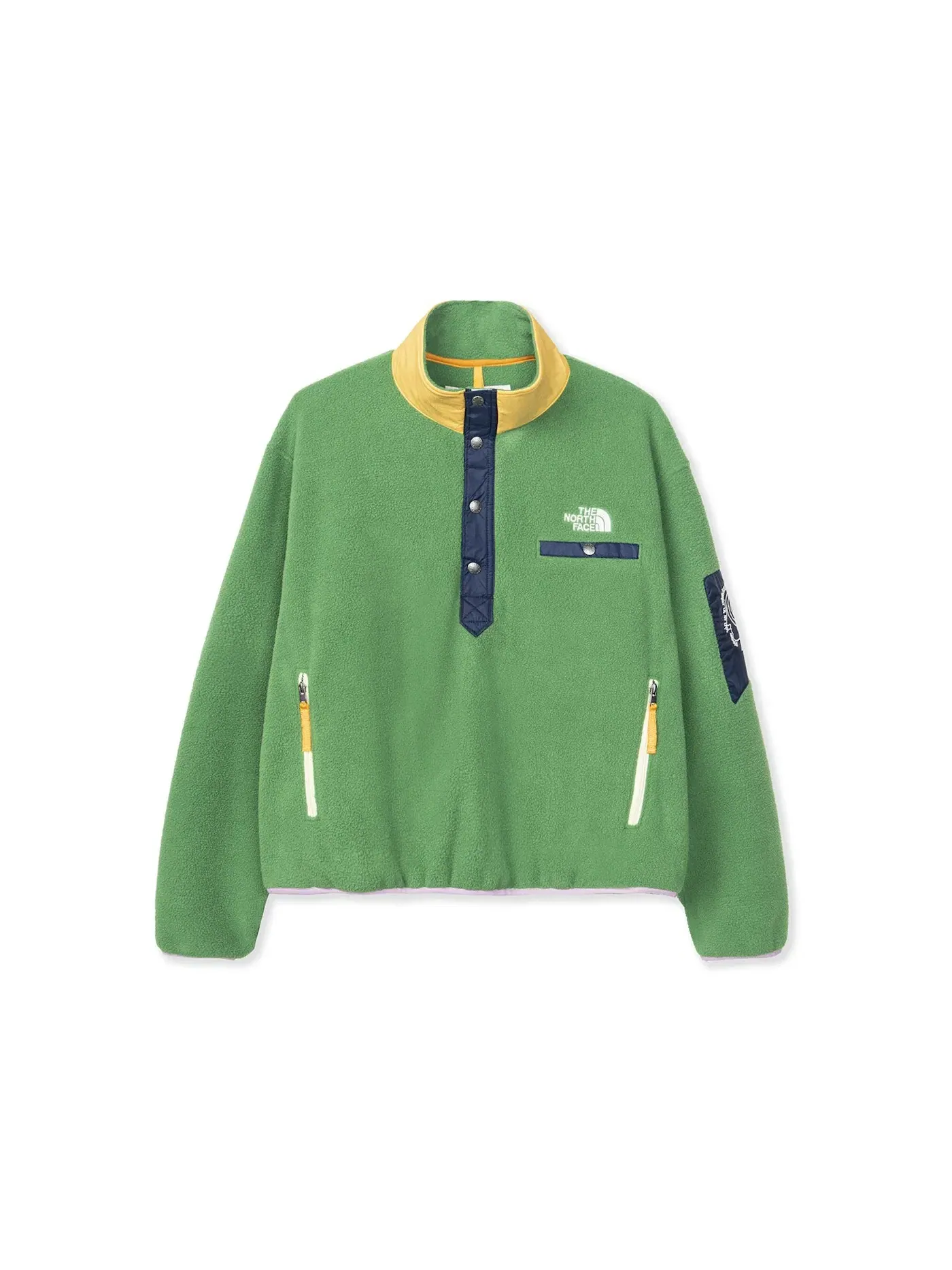Мужской пуловер из флиса The North Face x Brain Dead 89 Placket Pullover Fleece — изображение 2 из 2, зеленый