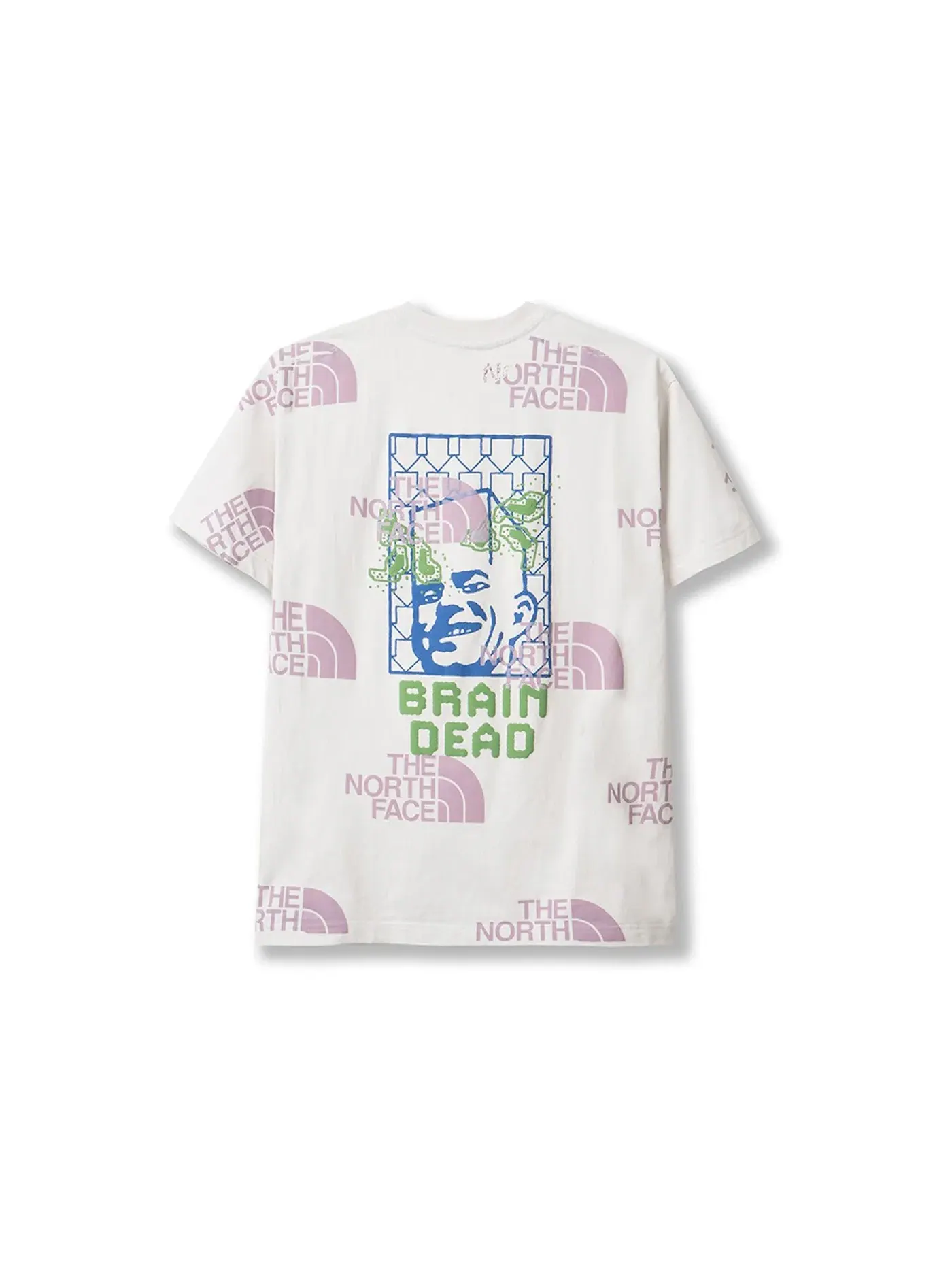 Мужская футболка с принтом The North Face x Brain Dead Pocket Tee — изображение 1 из 1, бежевый