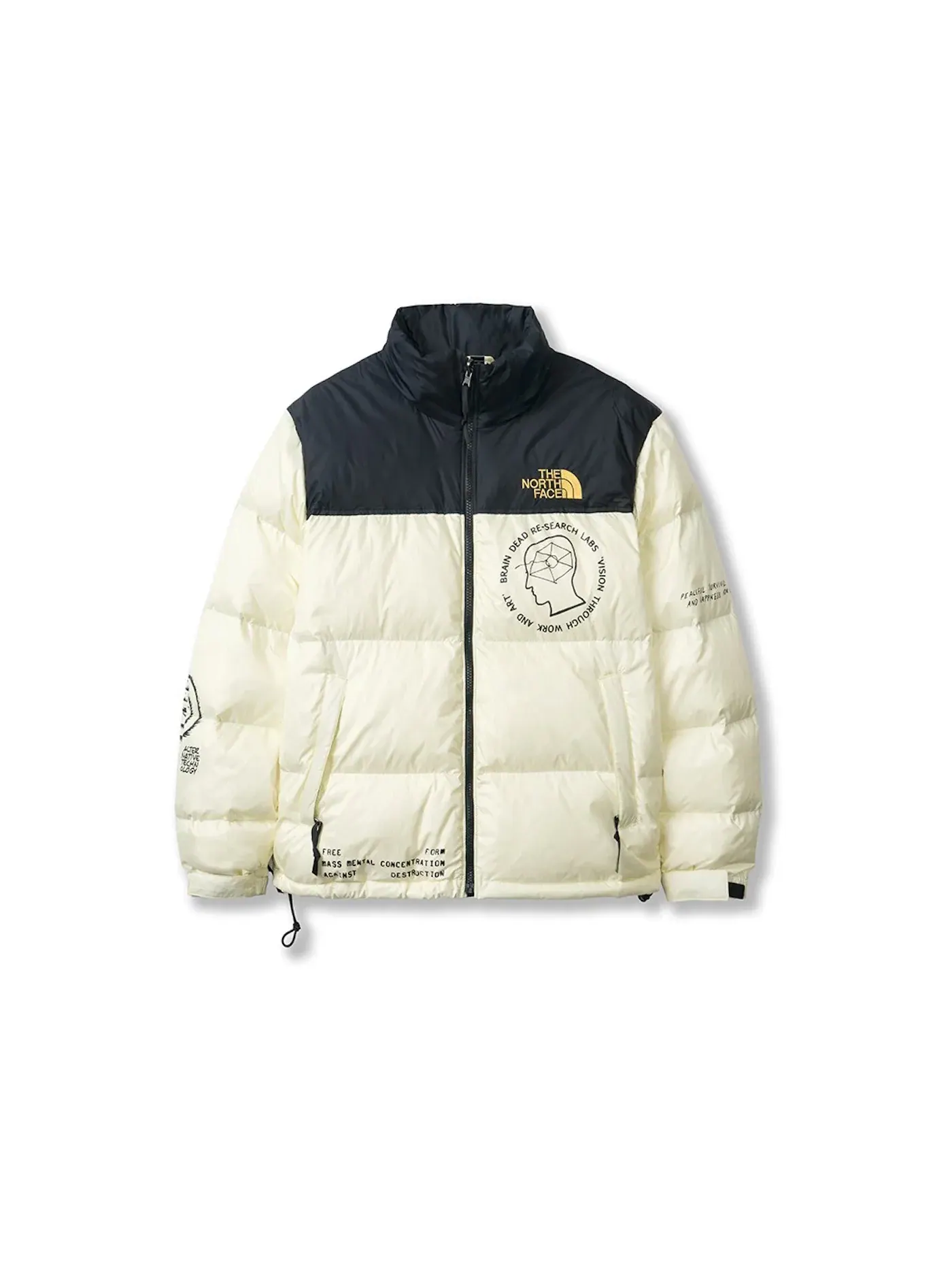 Мужская куртка с утеплителем Nuptse Jacket The North Face — изображение 1 из 1, бежевый