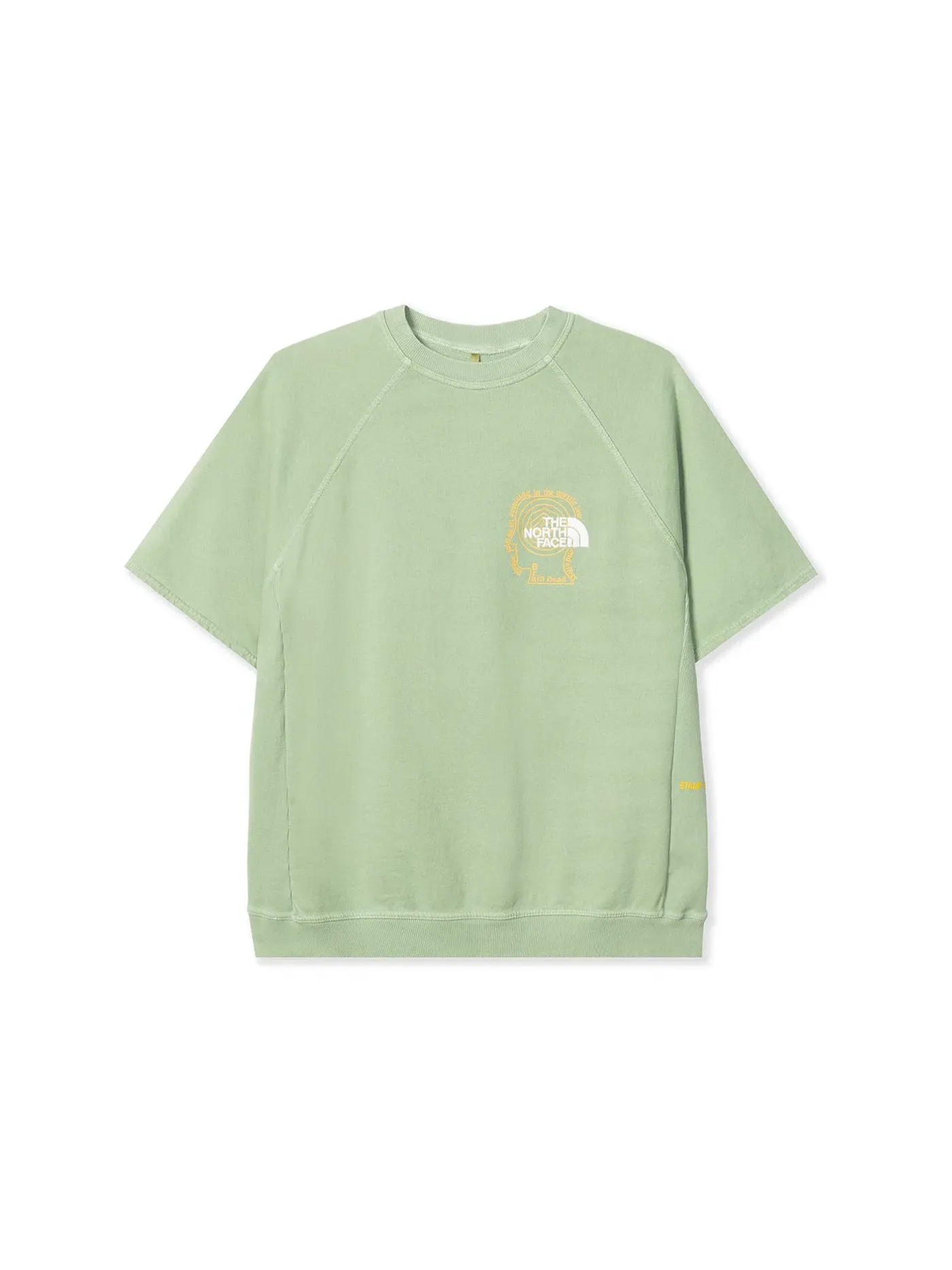 Мужской свитер с круглым вырезом The North Face x Brain Dead SS Climber Crewneck Green — изображение 1 из 2