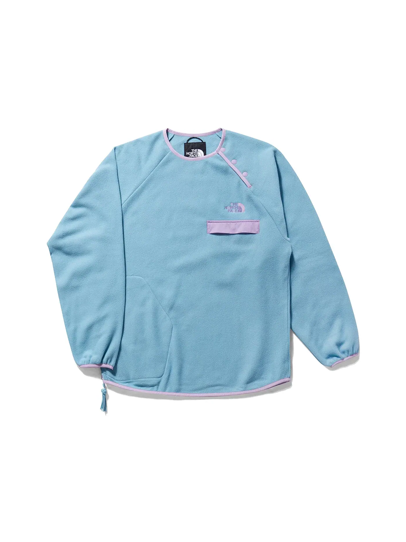 Мужской флисовый пуловер с принтом The North Face x Clot Pullover — изображение 1 из 2, синий