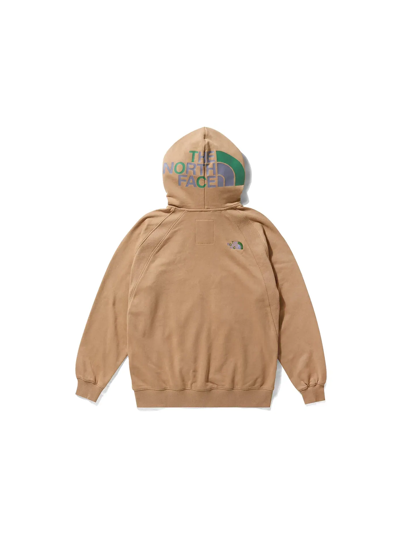 Мужская худи с полной застежкой-молнией The North Face x Clot — изображение 2 из 2, коричневый