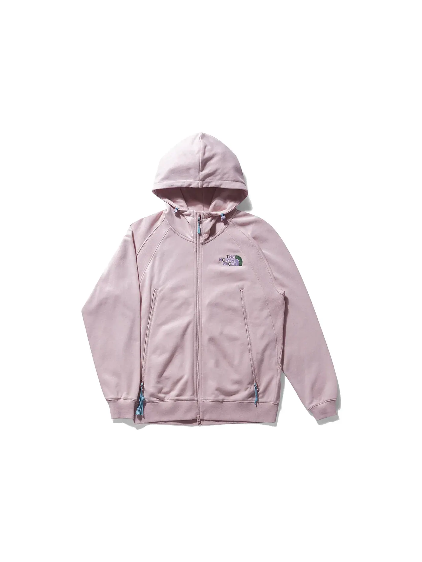 Мужская худи с полной застежкой-молнией The North Face x Clot — изображение 1 из 2, розовый