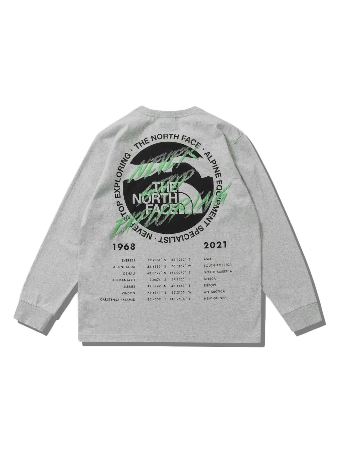 Мужская футболка с длинным рукавом с принтом Half Dome Graphic The North Face — изображение 1 из 2, серый