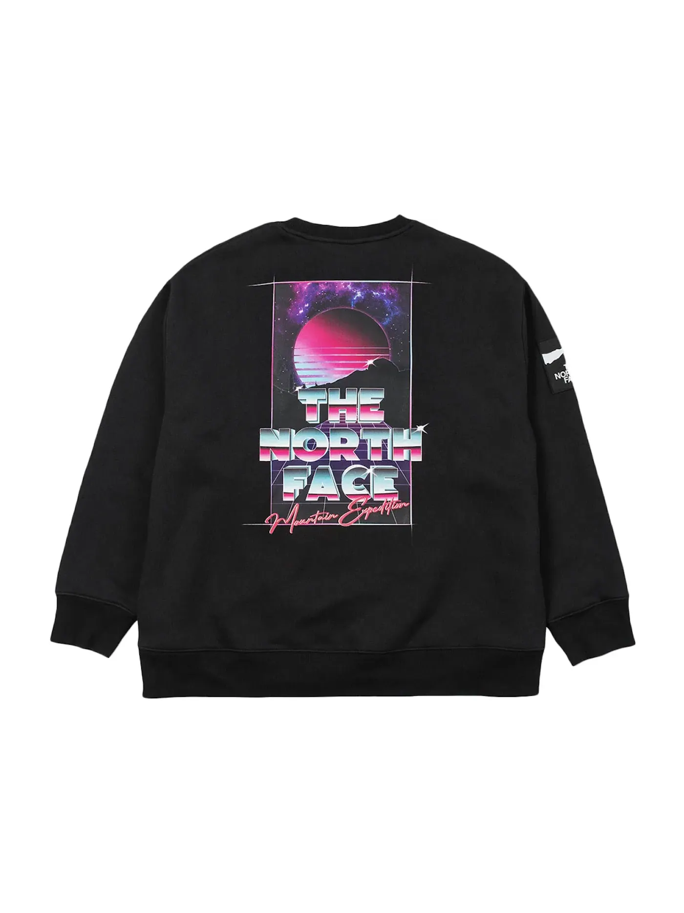 Мужской свитшот с принтом The North Face x INVINCIBLE — изображение 1 из 2, черный