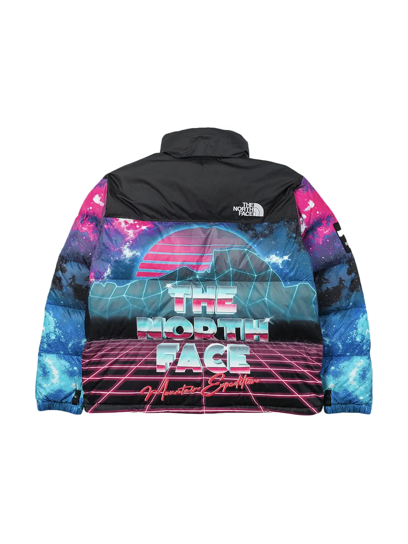 Мужская куртка с принтом The North Face x INVINCIBLE Printed Nuptse Jacket — изображение 2 из 2, мульти