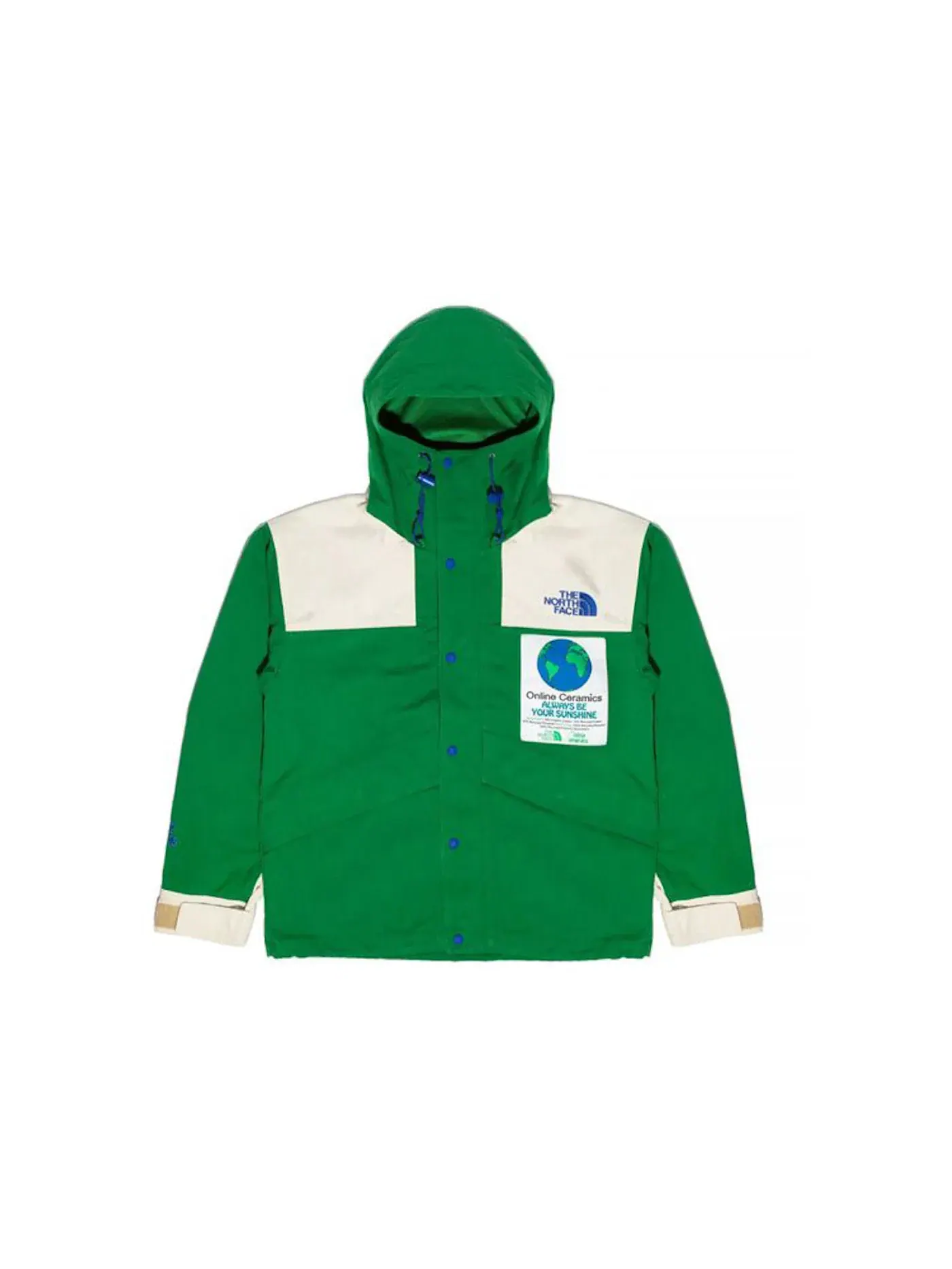 Мужская куртка с принтом 86 Mountain Jacket The North Face — изображение 1 из 1, зеленый